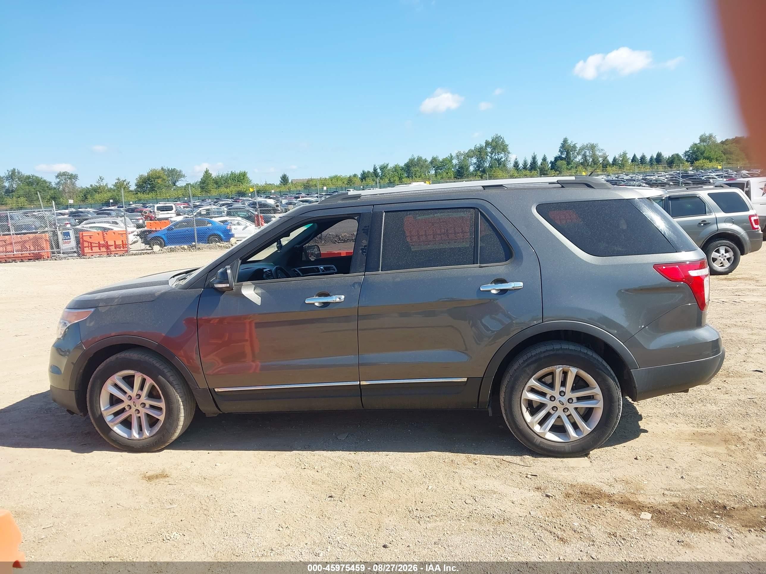 2015 Ford Explorer Xlt Gray vin: 1FM5K7D87FGC34253