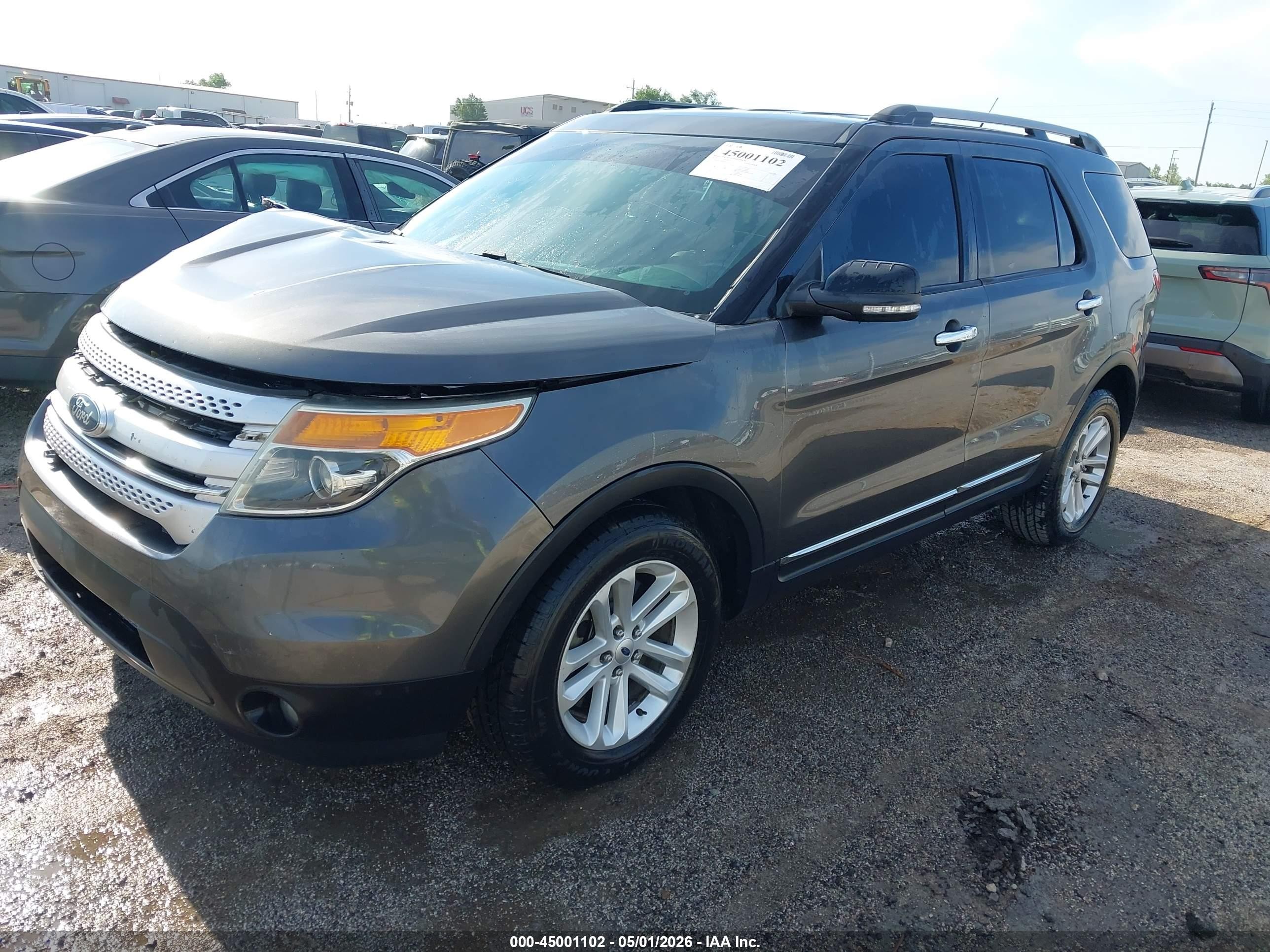 2015 Ford Explorer Xlt Gray vin: 1FM5K7D87FGC45754
