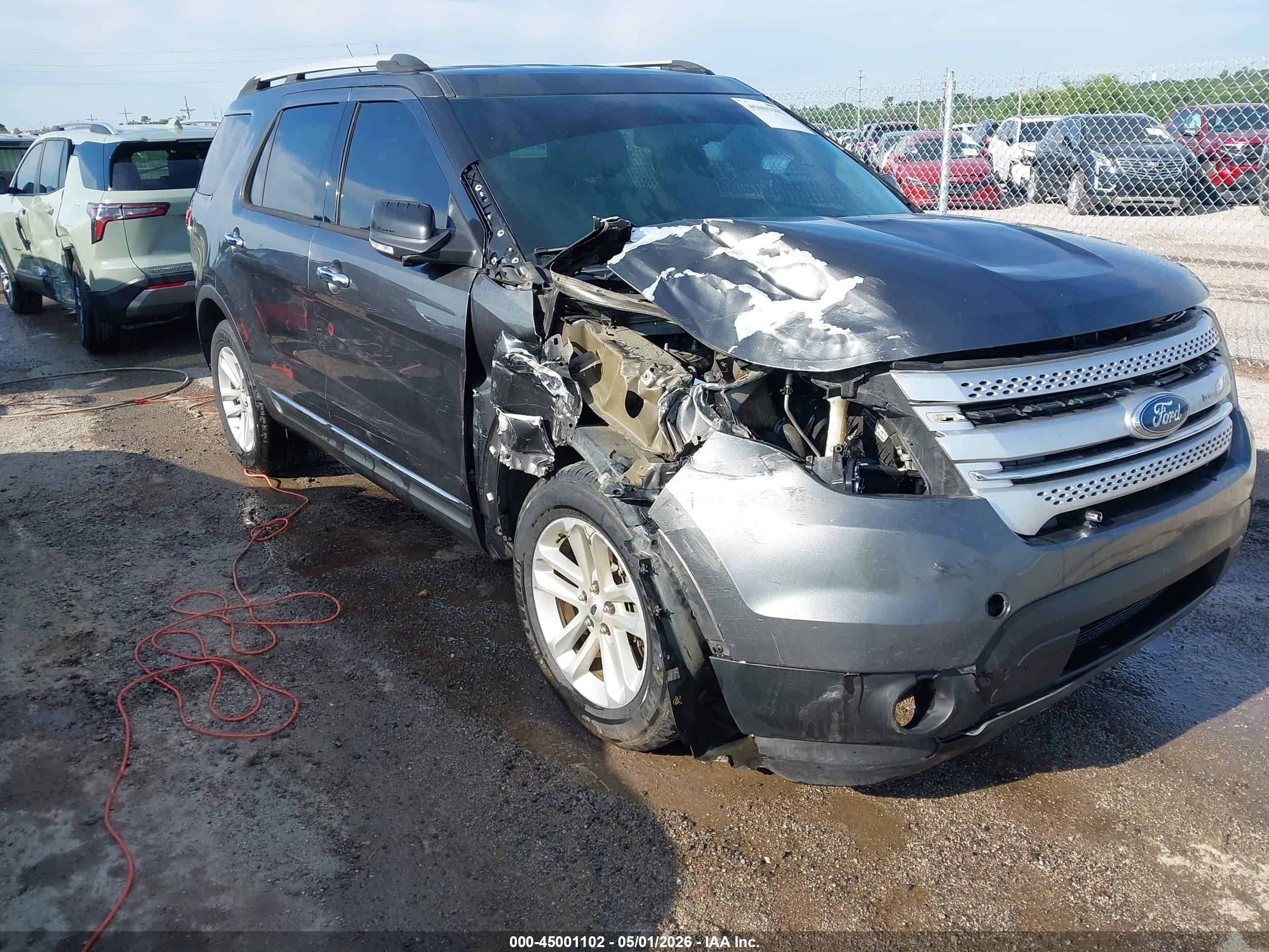 2015 Ford Explorer Xlt Gray vin: 1FM5K7D87FGC45754