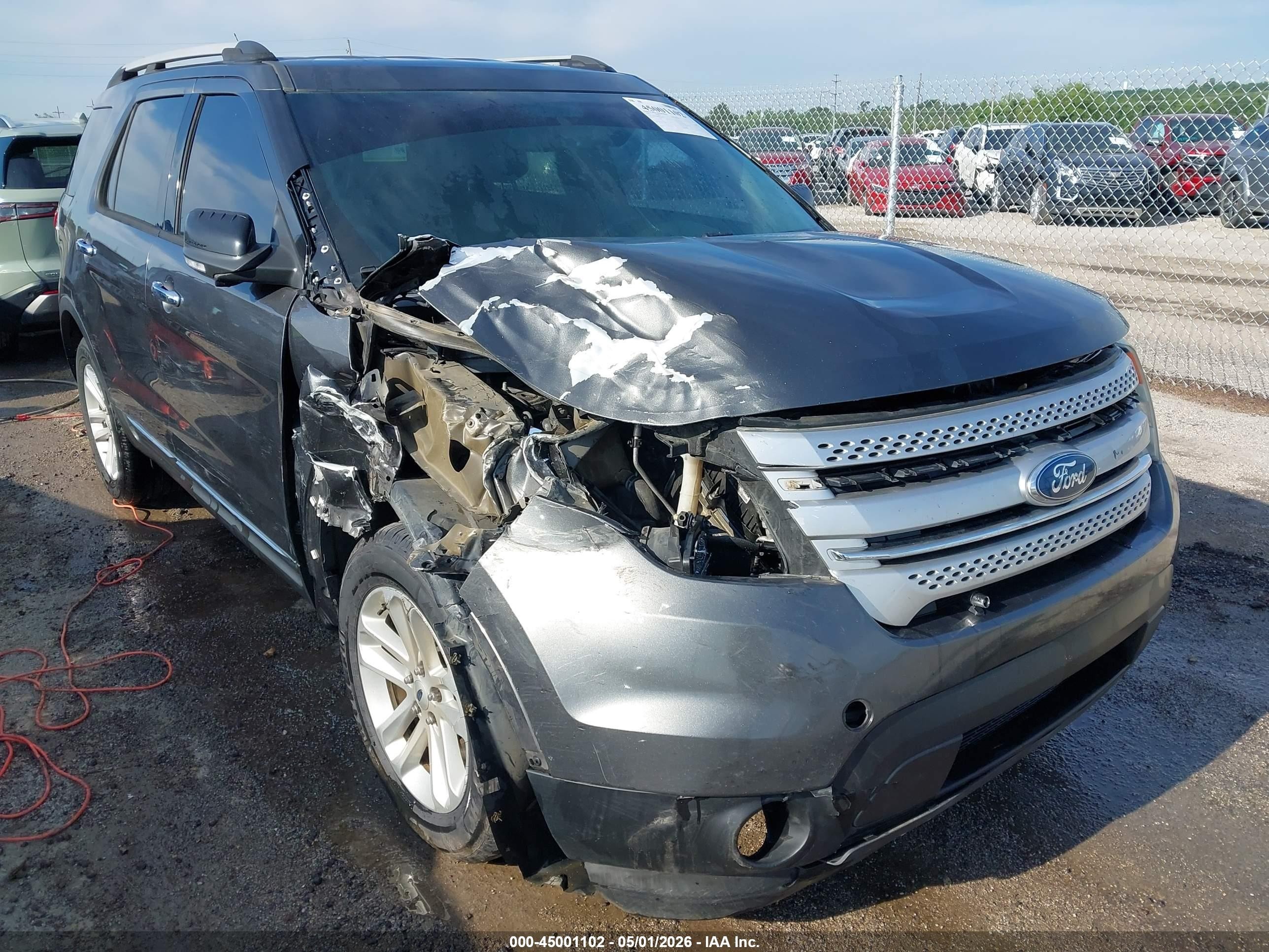 2015 Ford Explorer Xlt Gray vin: 1FM5K7D87FGC45754