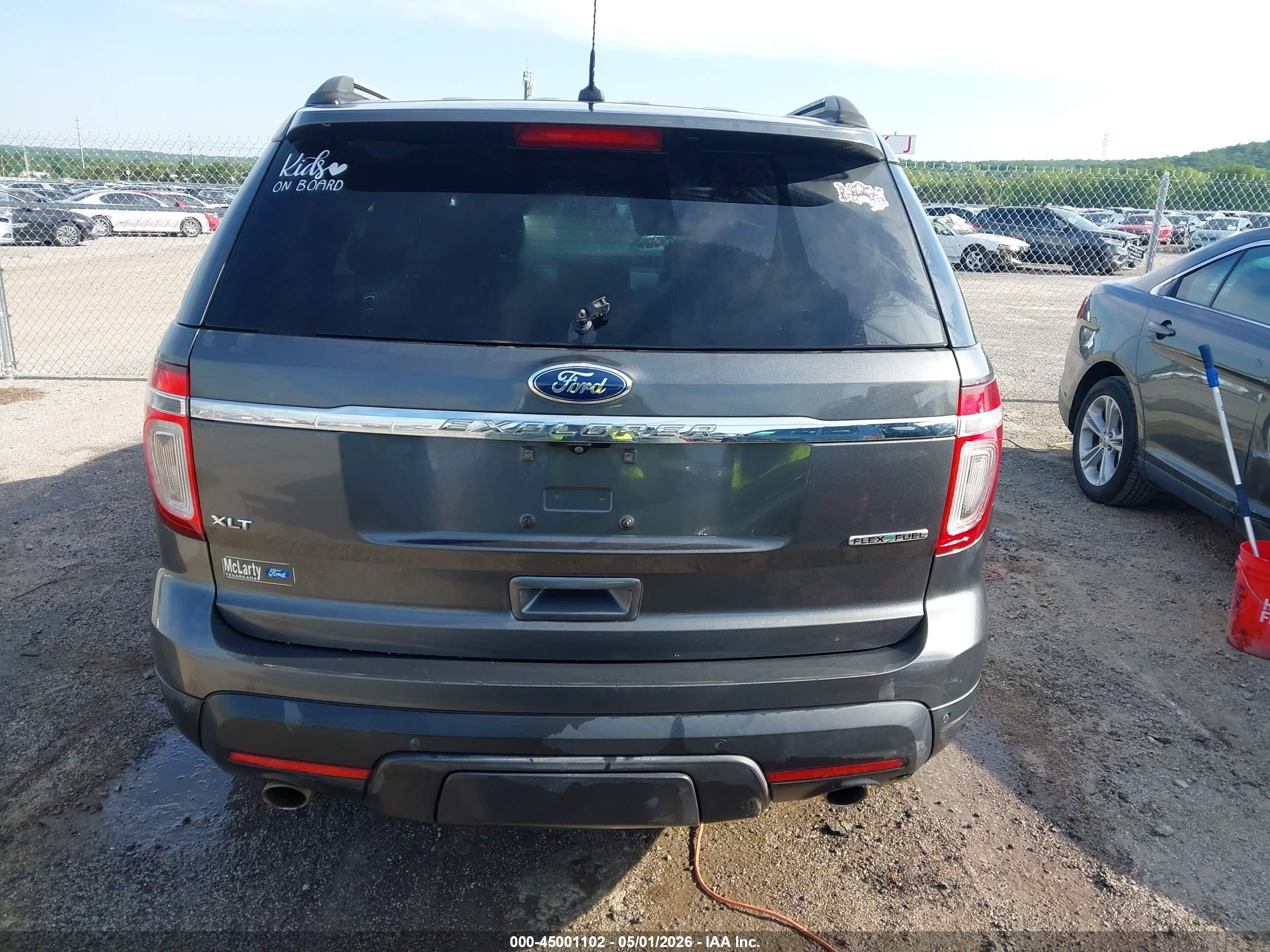 2015 Ford Explorer Xlt Gray vin: 1FM5K7D87FGC45754