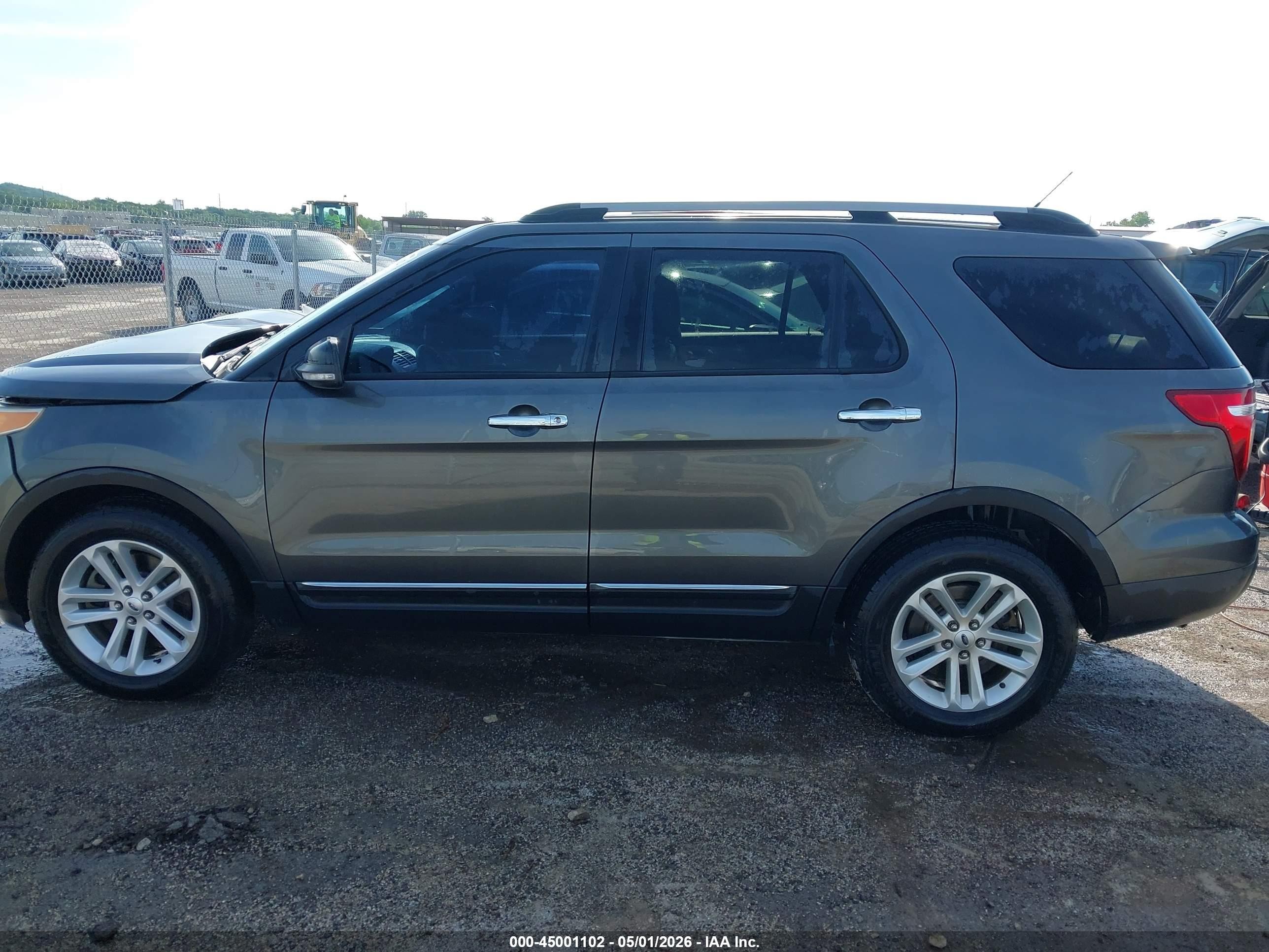2015 Ford Explorer Xlt Gray vin: 1FM5K7D87FGC45754