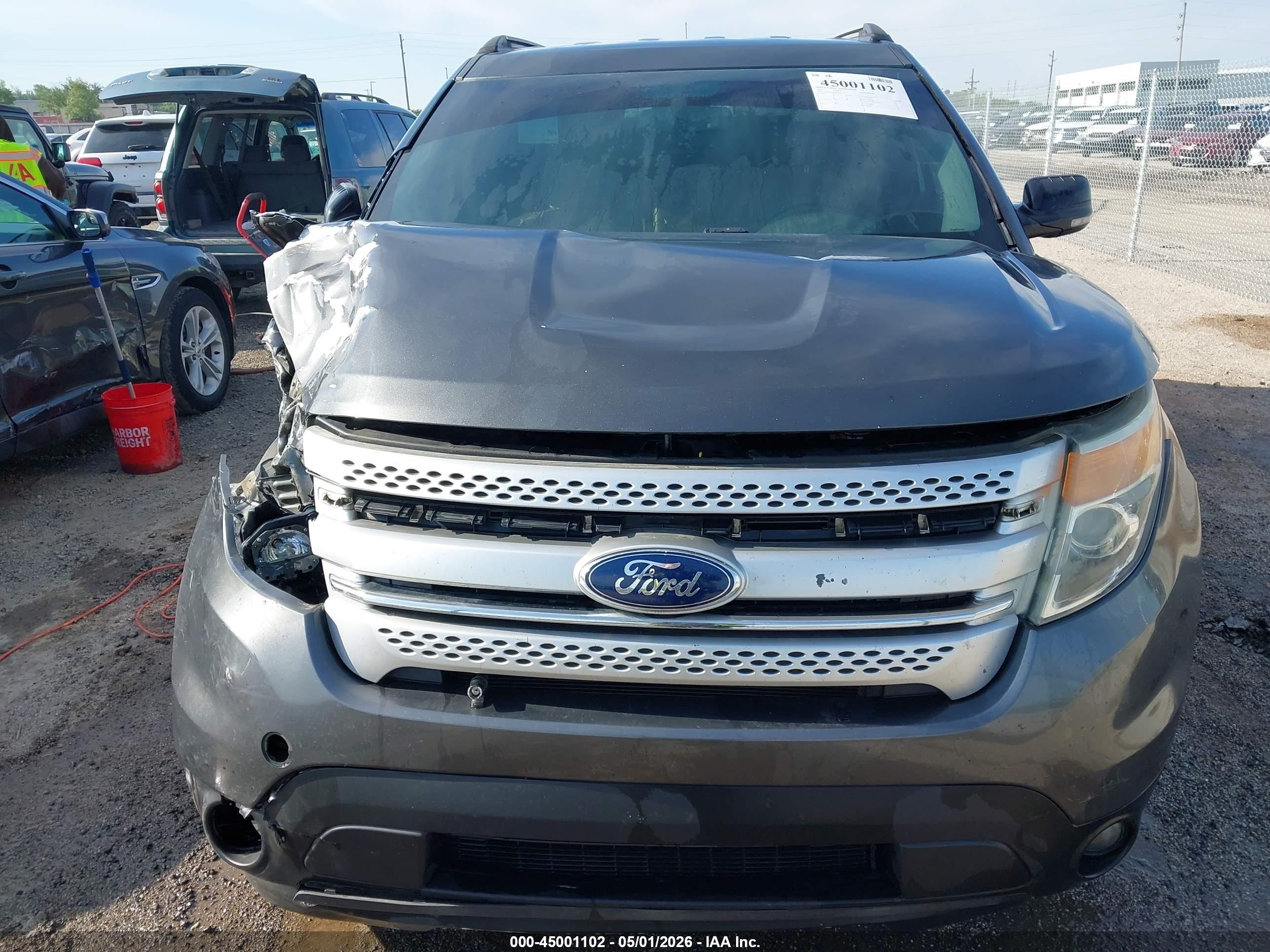 2015 Ford Explorer Xlt Gray vin: 1FM5K7D87FGC45754