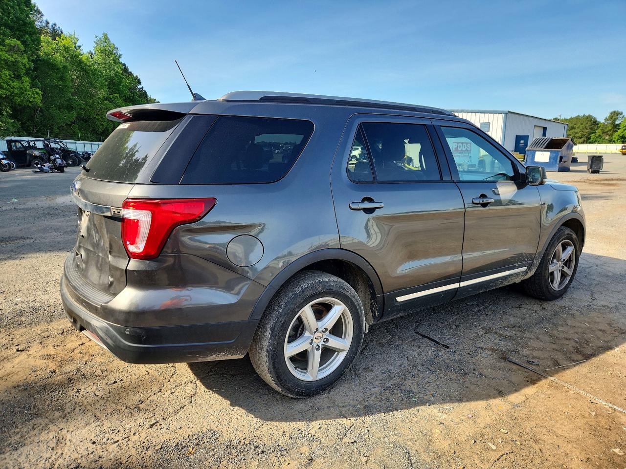 2019 Ford Explorer Xlt Gray vin: 1FM5K7D87KGA92982
