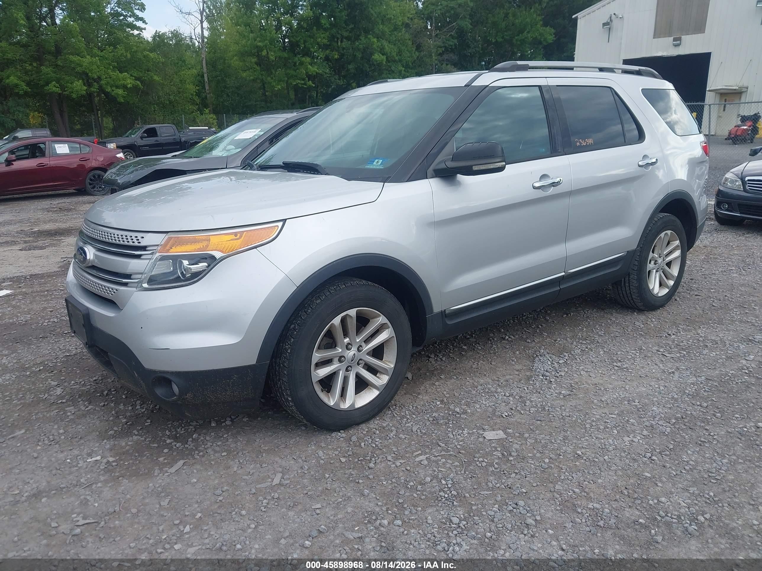 2013 Ford Explorer Xlt Silver vin: 1FM5K7D88DGA73683
