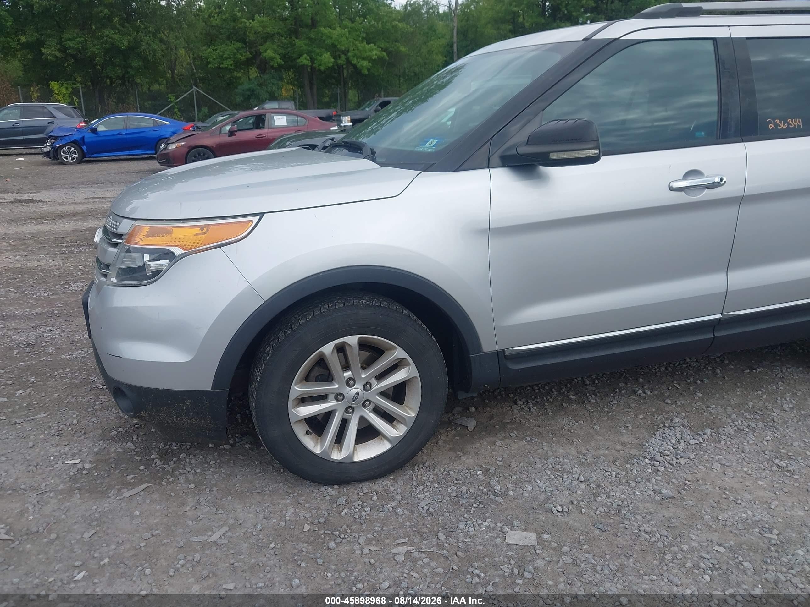 2013 Ford Explorer Xlt Silver vin: 1FM5K7D88DGA73683