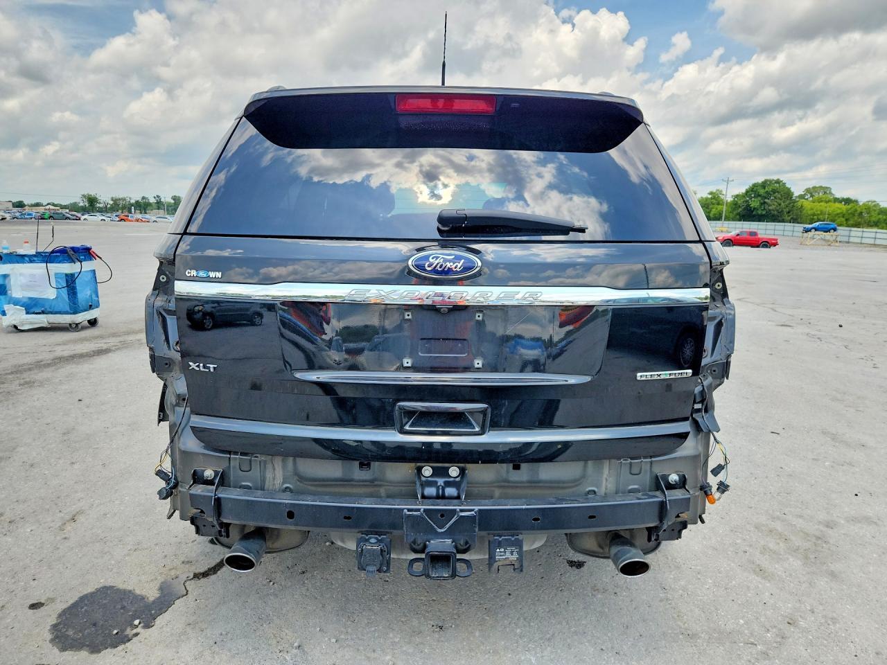 2013 Ford Explorer Xlt Black vin: 1FM5K7D88DGB12031