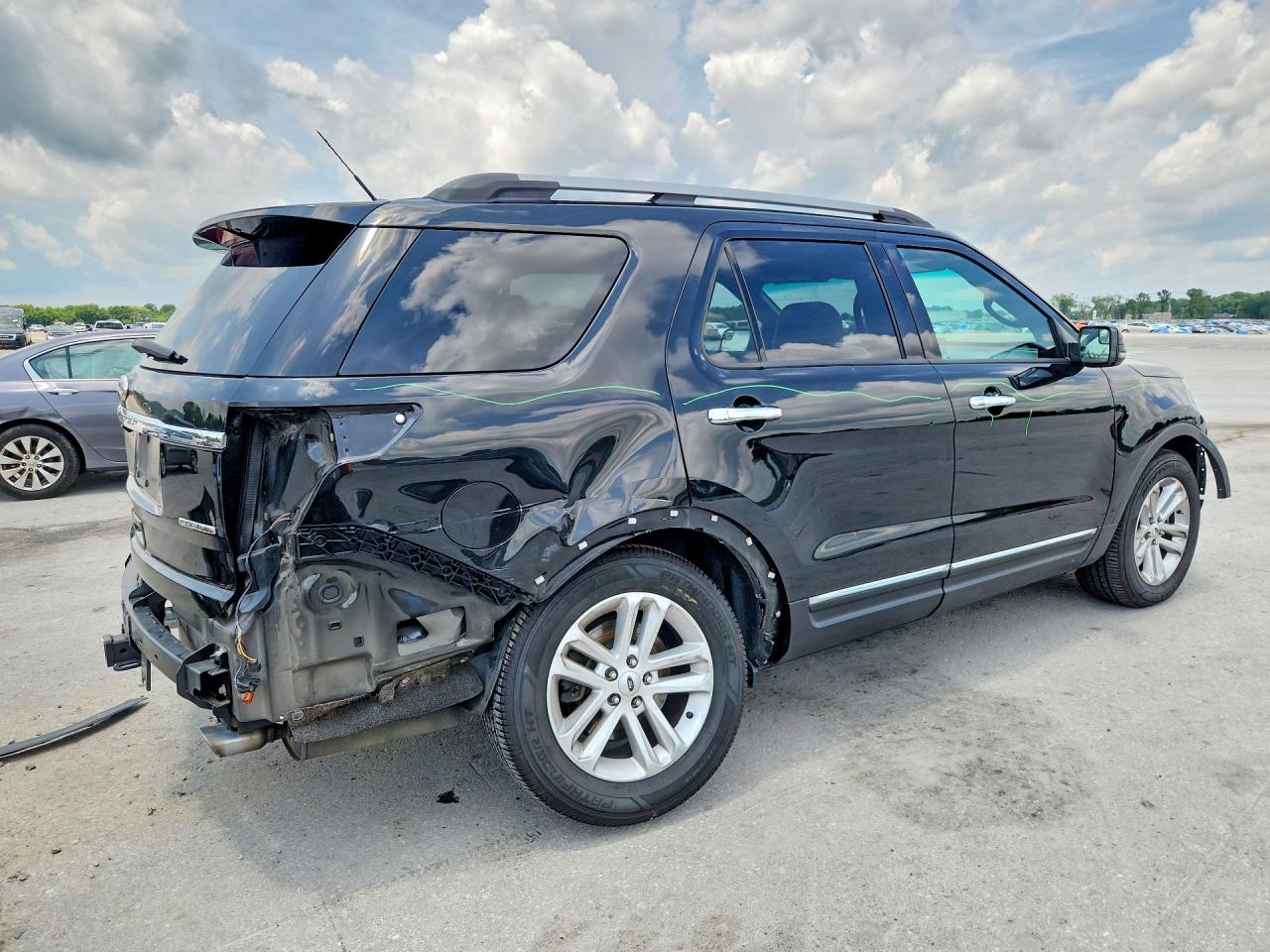 2013 Ford Explorer Xlt Black vin: 1FM5K7D88DGB12031