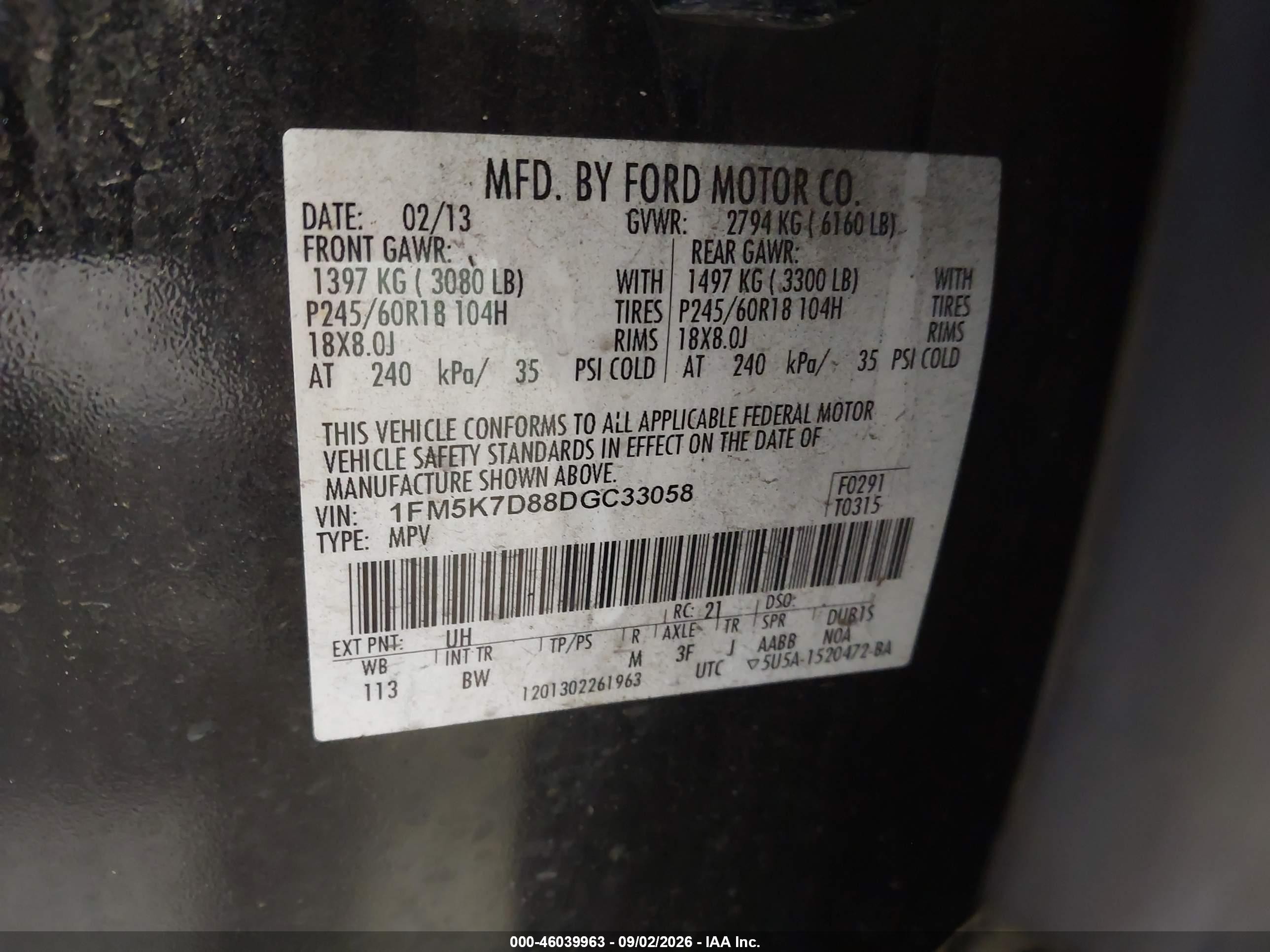 2013 Ford Explorer Xlt Black vin: 1FM5K7D88DGC33058