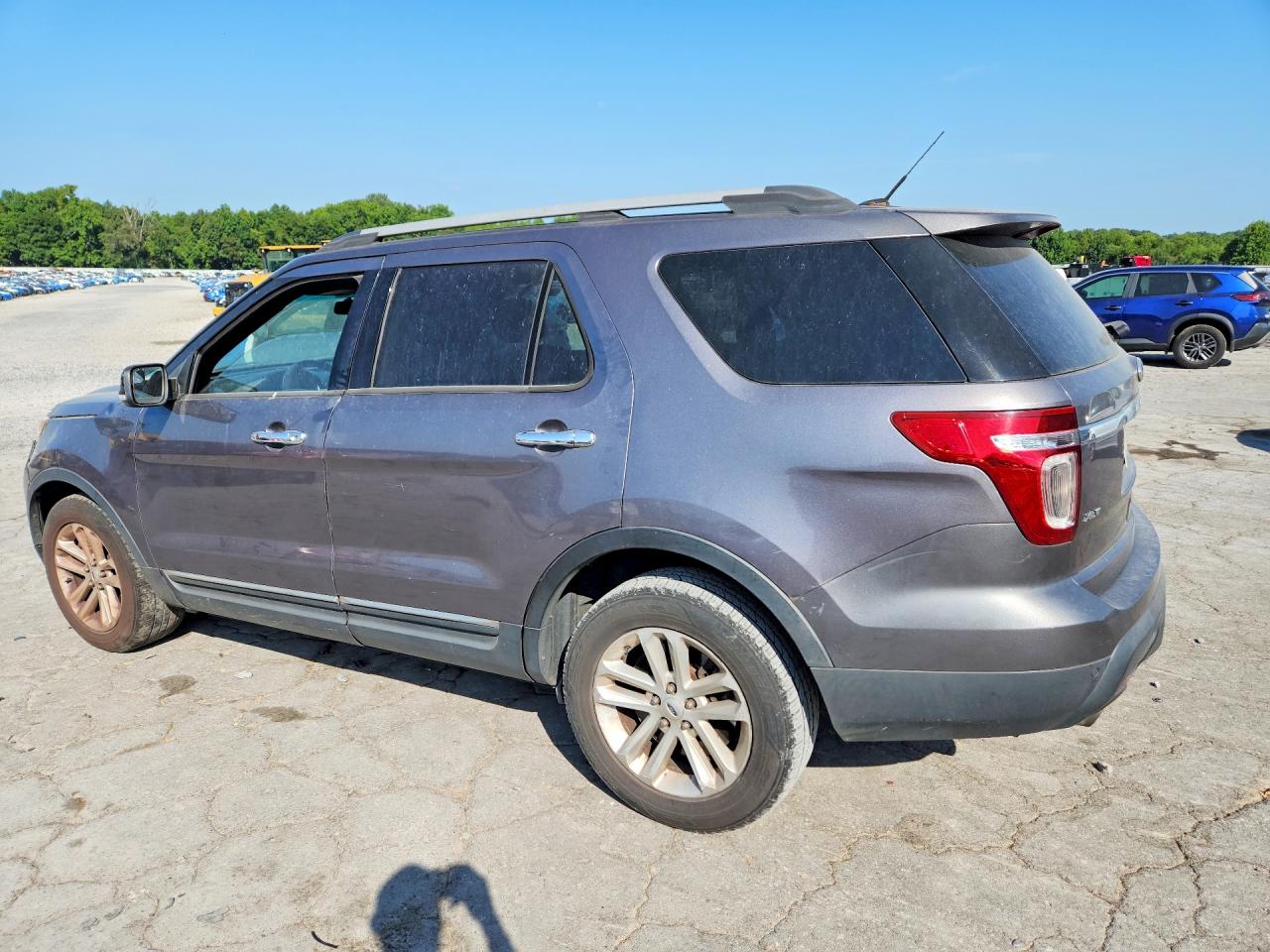 2013 Ford Explorer Xlt Gray vin: 1FM5K7D88DGC92160
