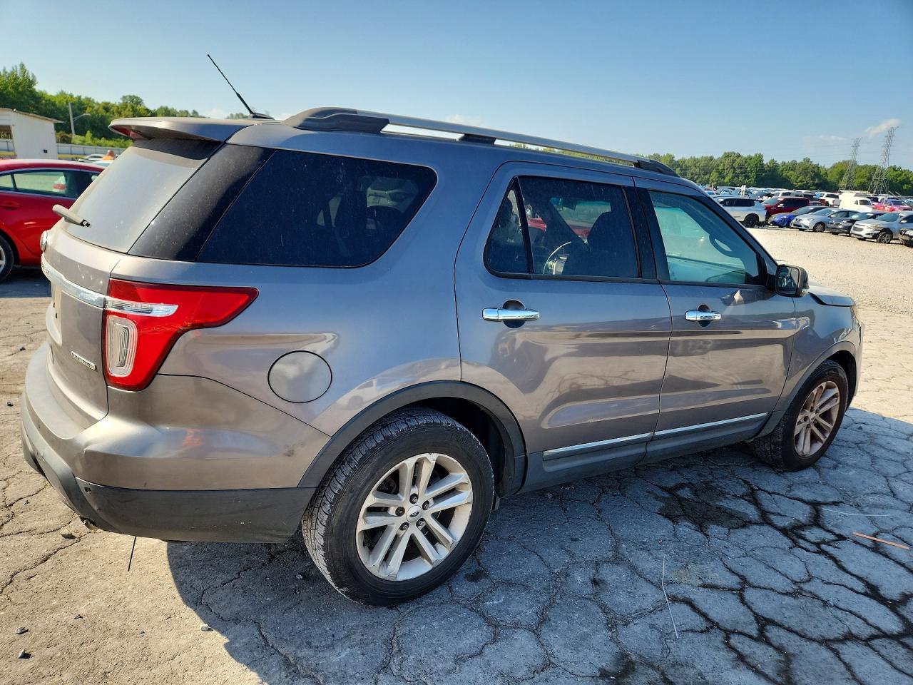 2013 Ford Explorer Xlt Gray vin: 1FM5K7D88DGC92160