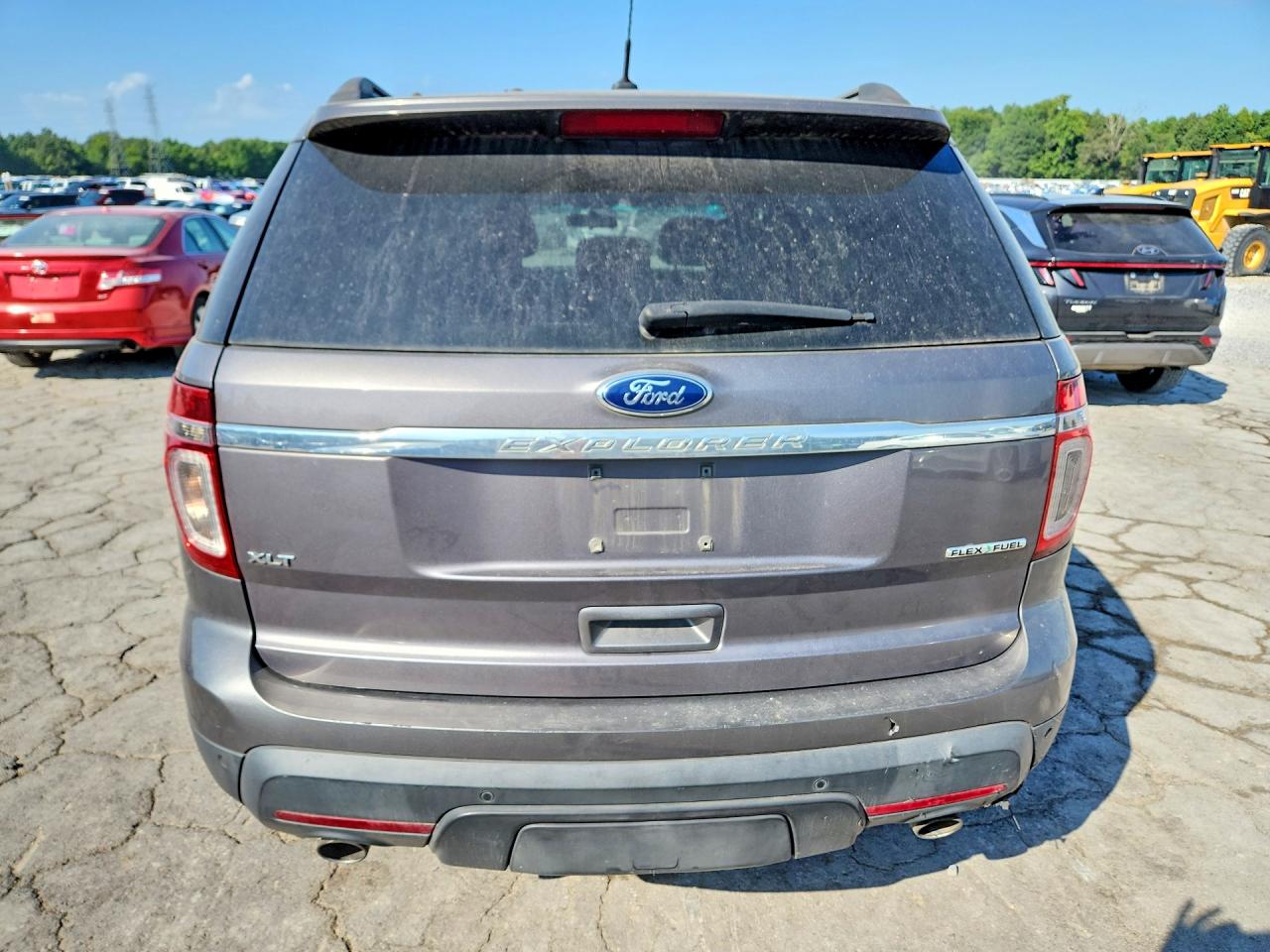 2013 Ford Explorer Xlt Gray vin: 1FM5K7D88DGC92160