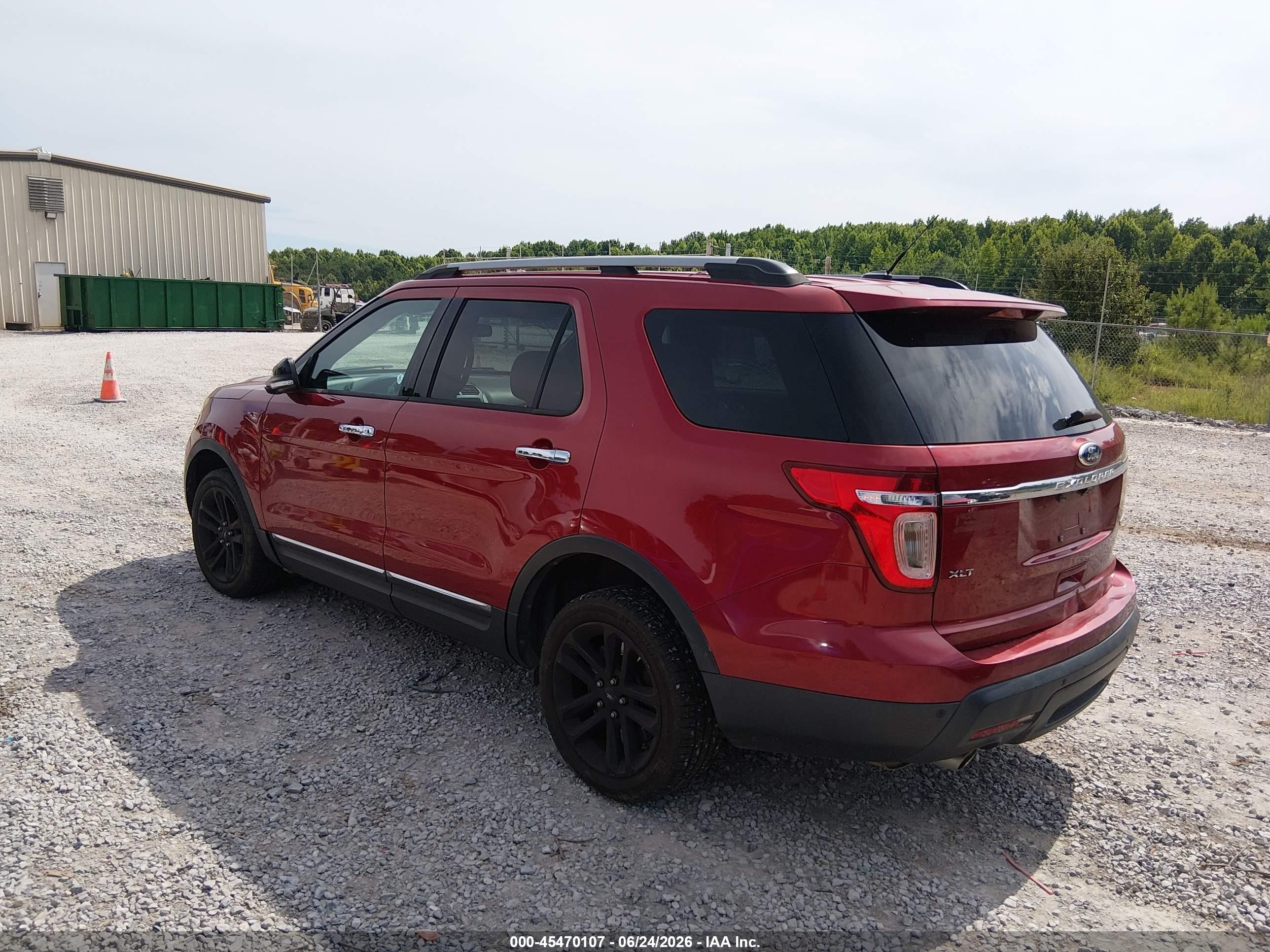 2013 Ford Explorer Xlt Красный vin: 1FM5K7D88DGC93499