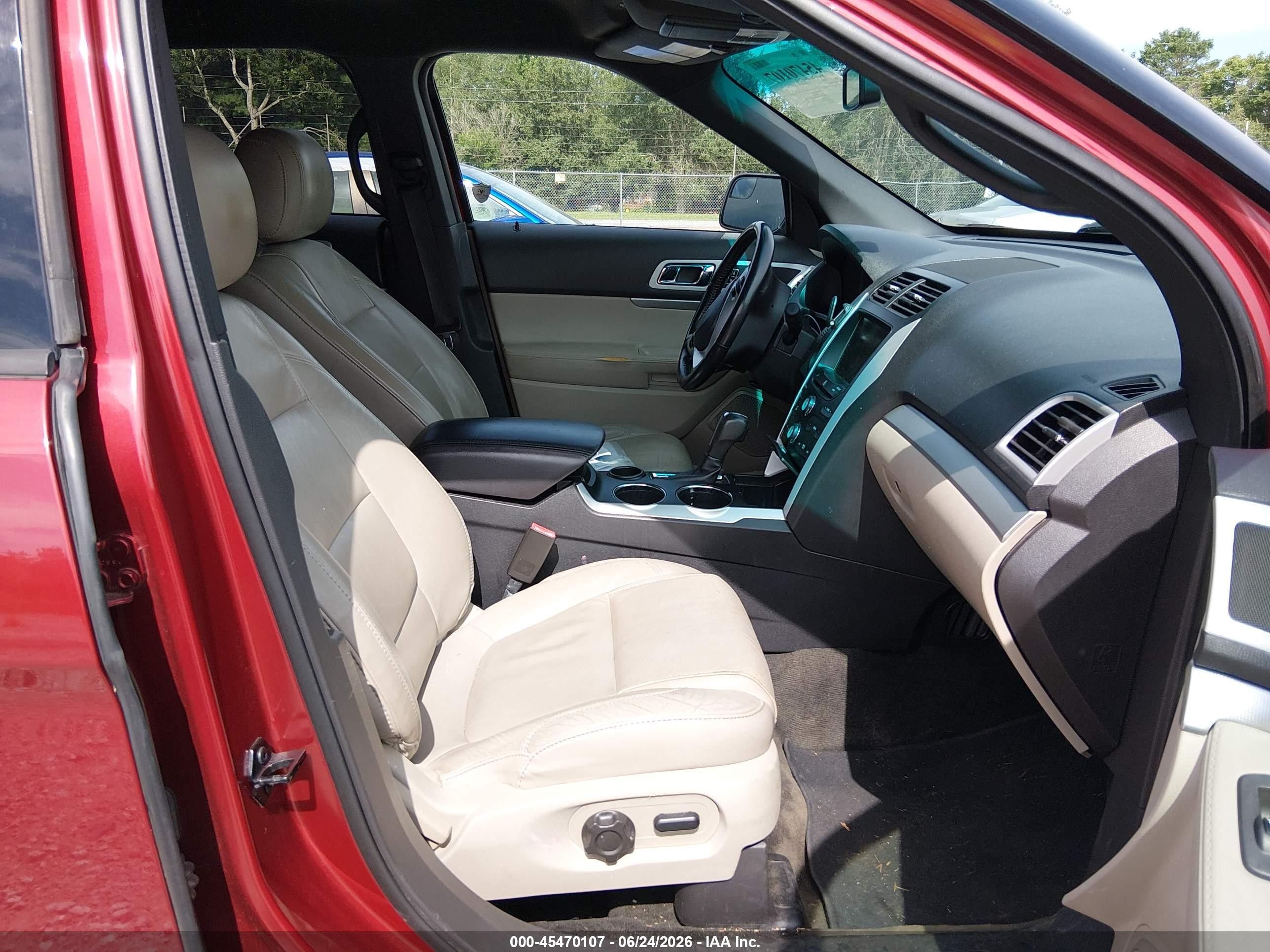 2013 Ford Explorer Xlt Красный vin: 1FM5K7D88DGC93499