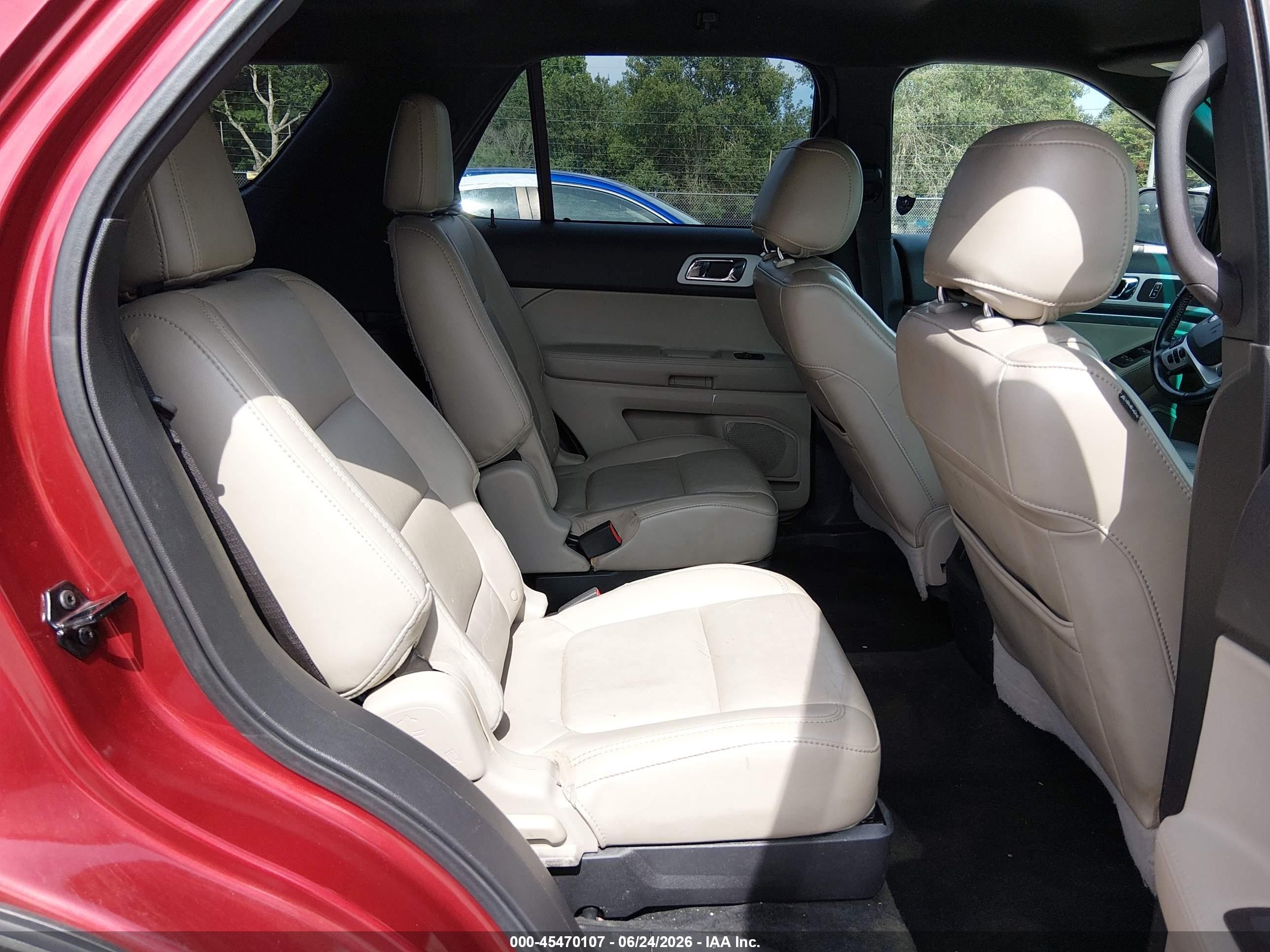 2013 Ford Explorer Xlt Красный vin: 1FM5K7D88DGC93499