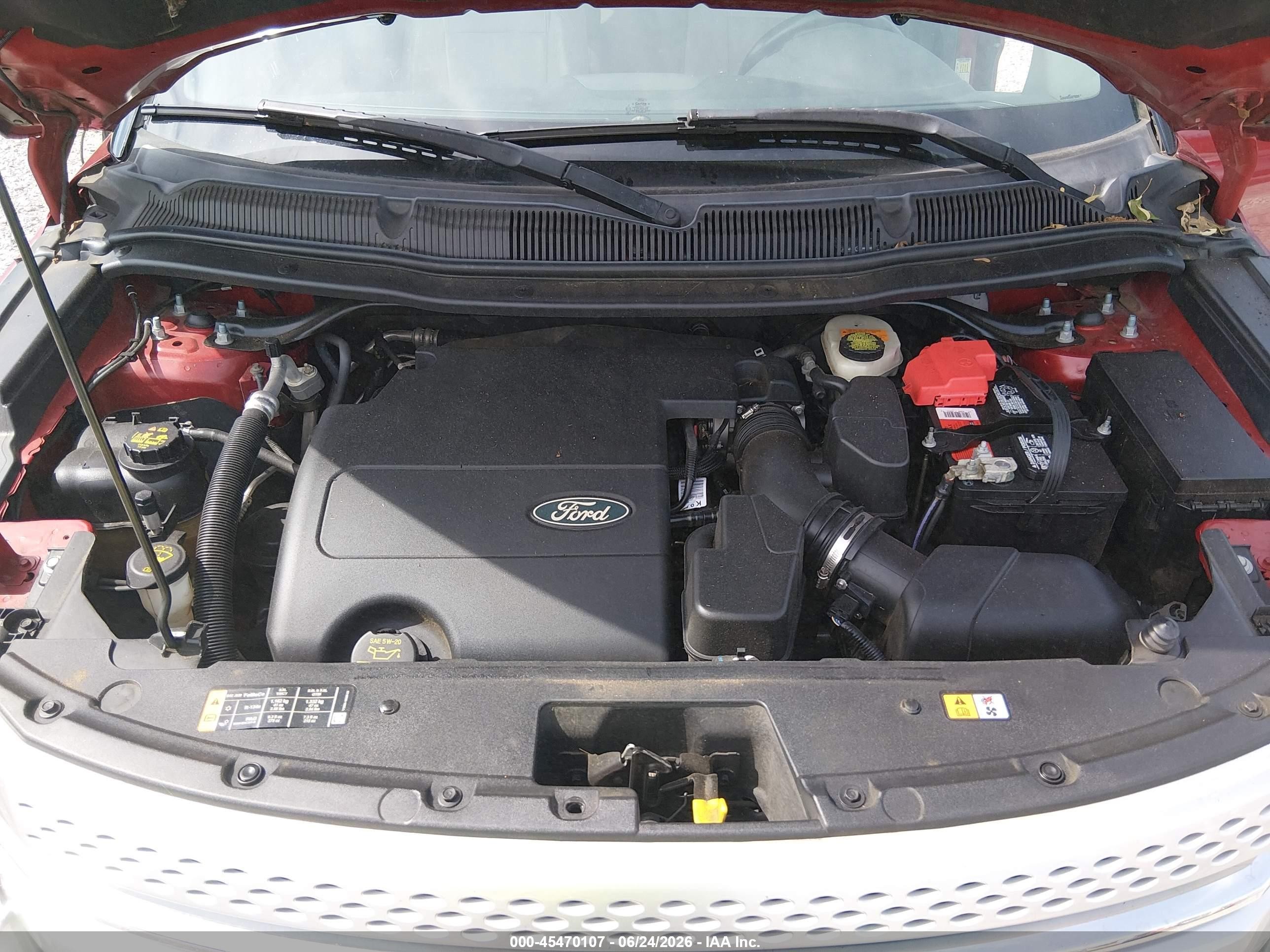 2013 Ford Explorer Xlt Красный vin: 1FM5K7D88DGC93499