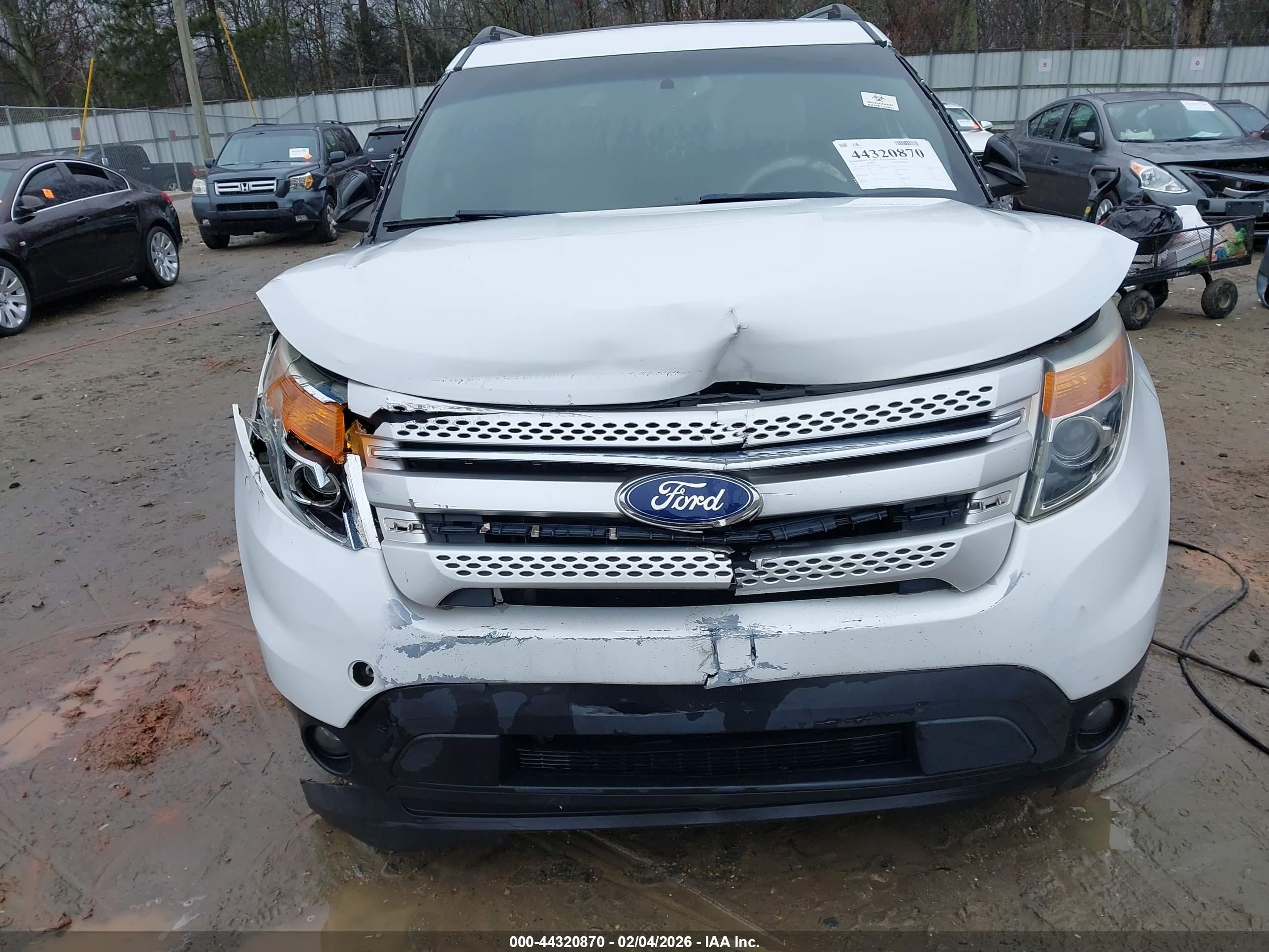 2013 Ford Explorer Xlt White vin: 1FM5K7D88DGC94975
