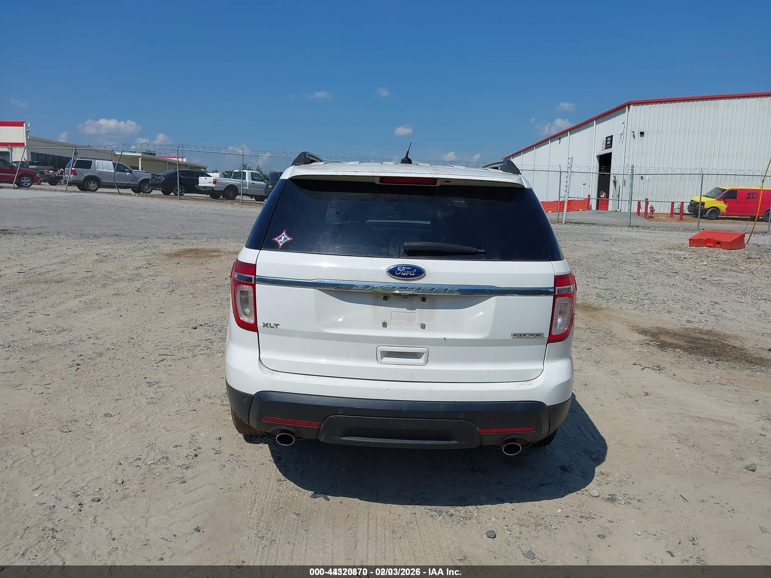 2013 Ford Explorer Xlt White vin: 1FM5K7D88DGC94975