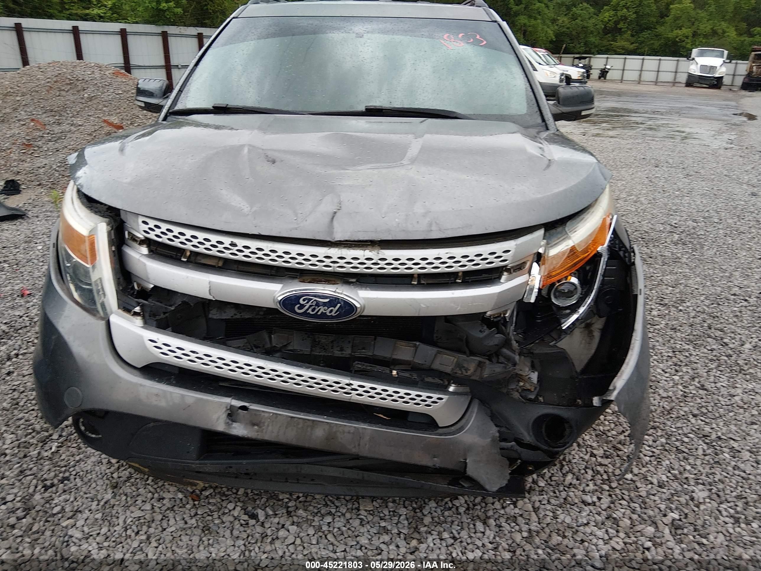 2014 Ford Explorer Xlt Gray vin: 1FM5K7D88EGA67481