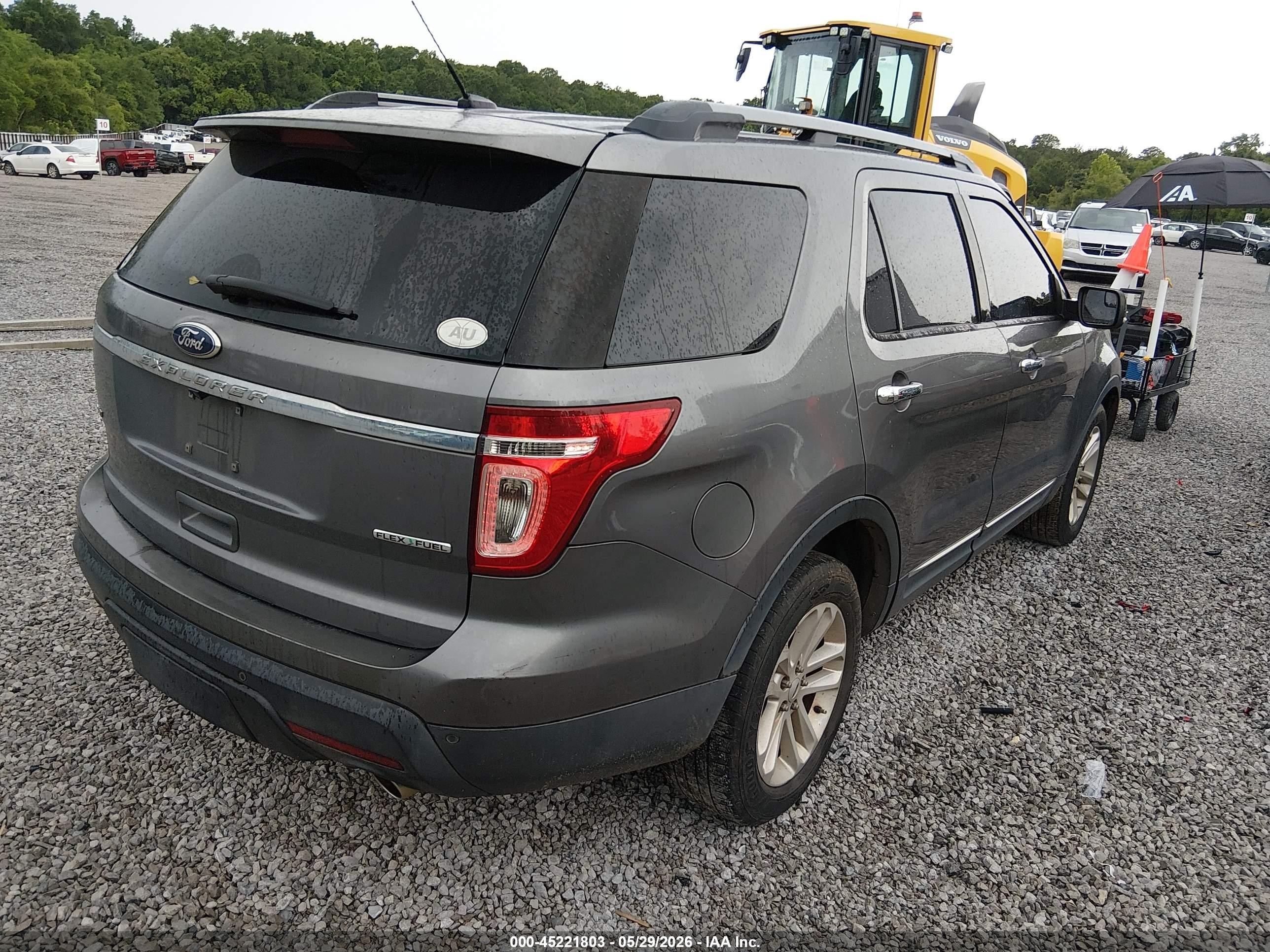 2014 Ford Explorer Xlt Gray vin: 1FM5K7D88EGA67481