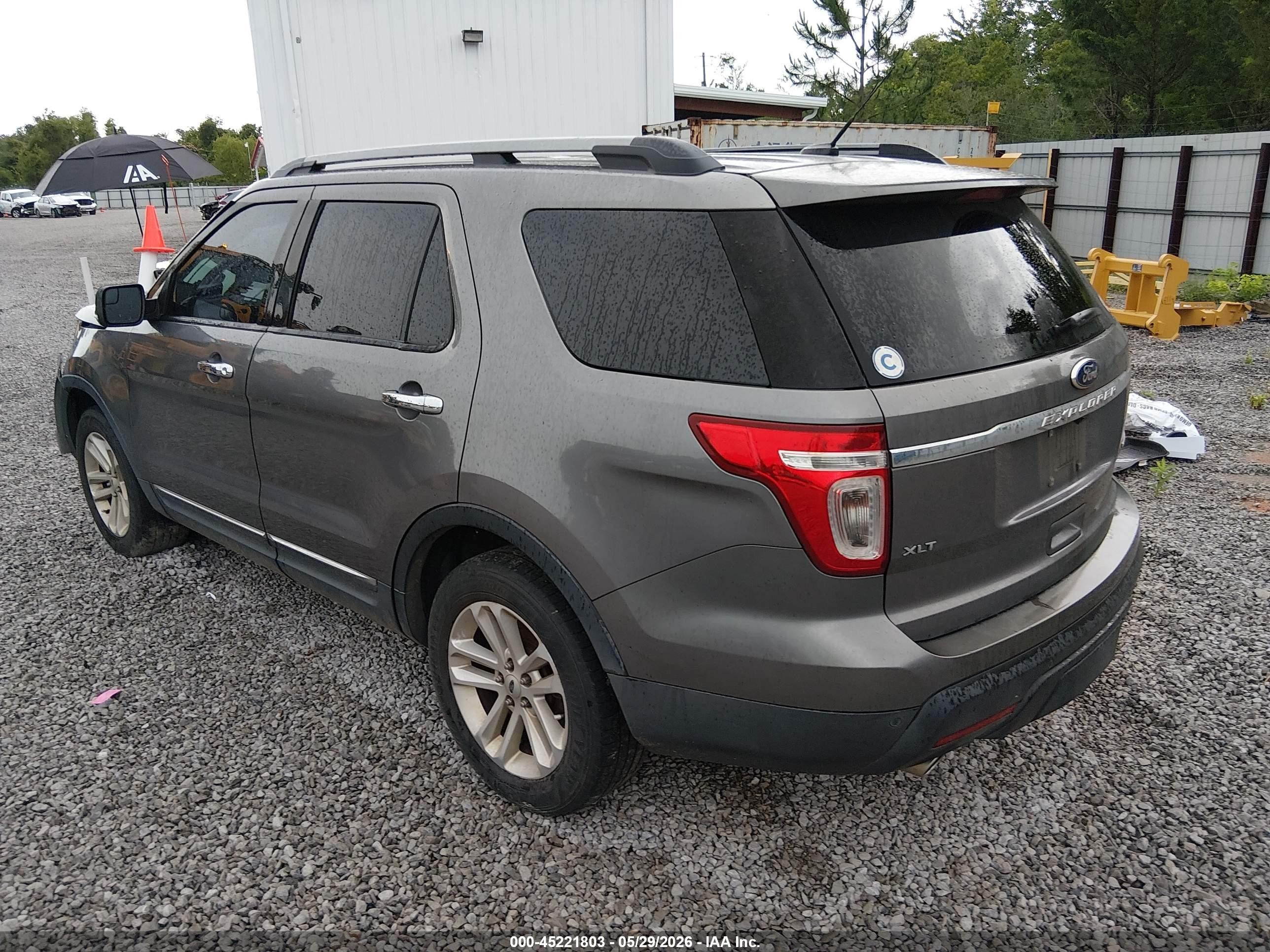2014 Ford Explorer Xlt Gray vin: 1FM5K7D88EGA67481
