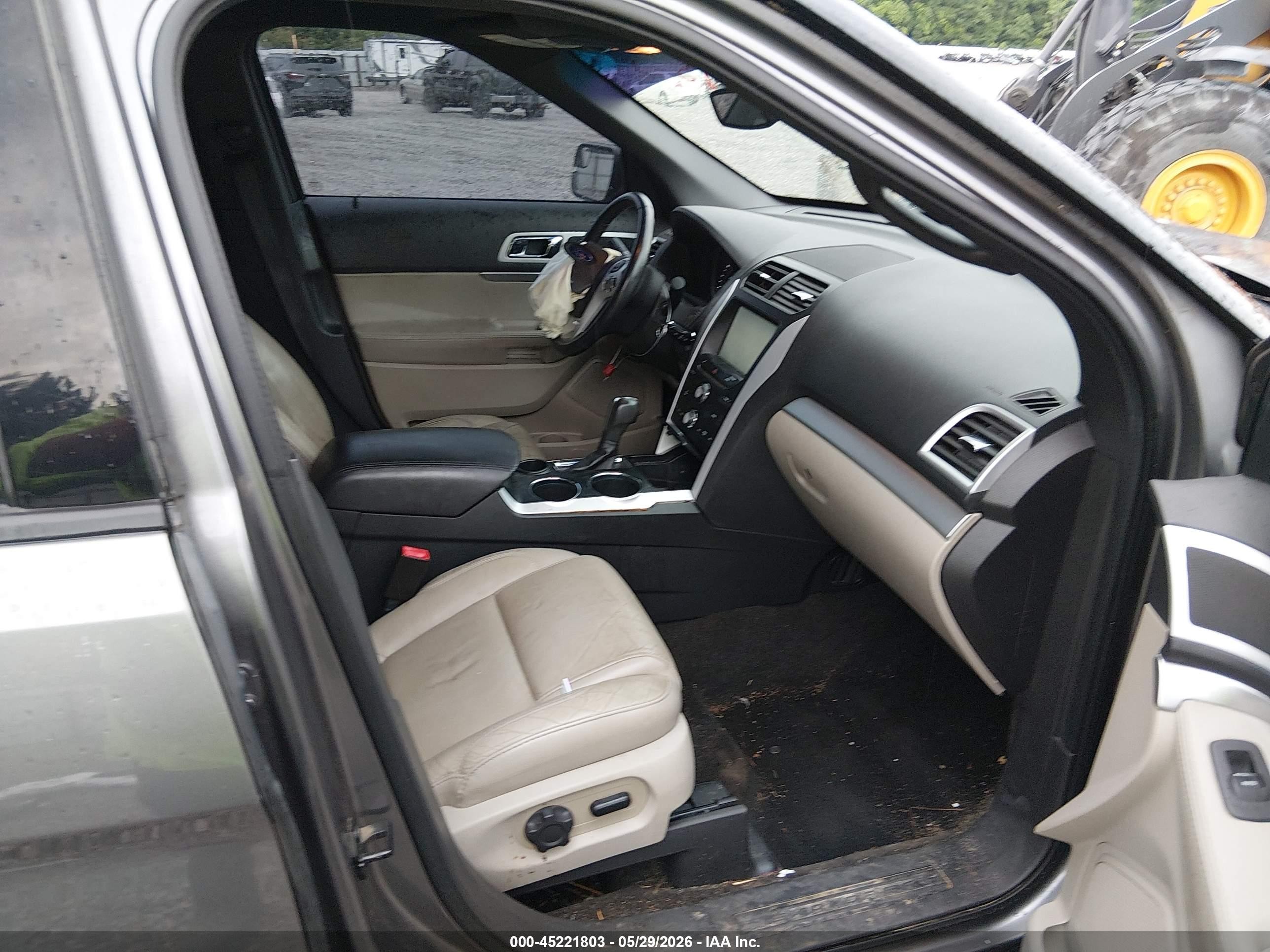2014 Ford Explorer Xlt Gray vin: 1FM5K7D88EGA67481