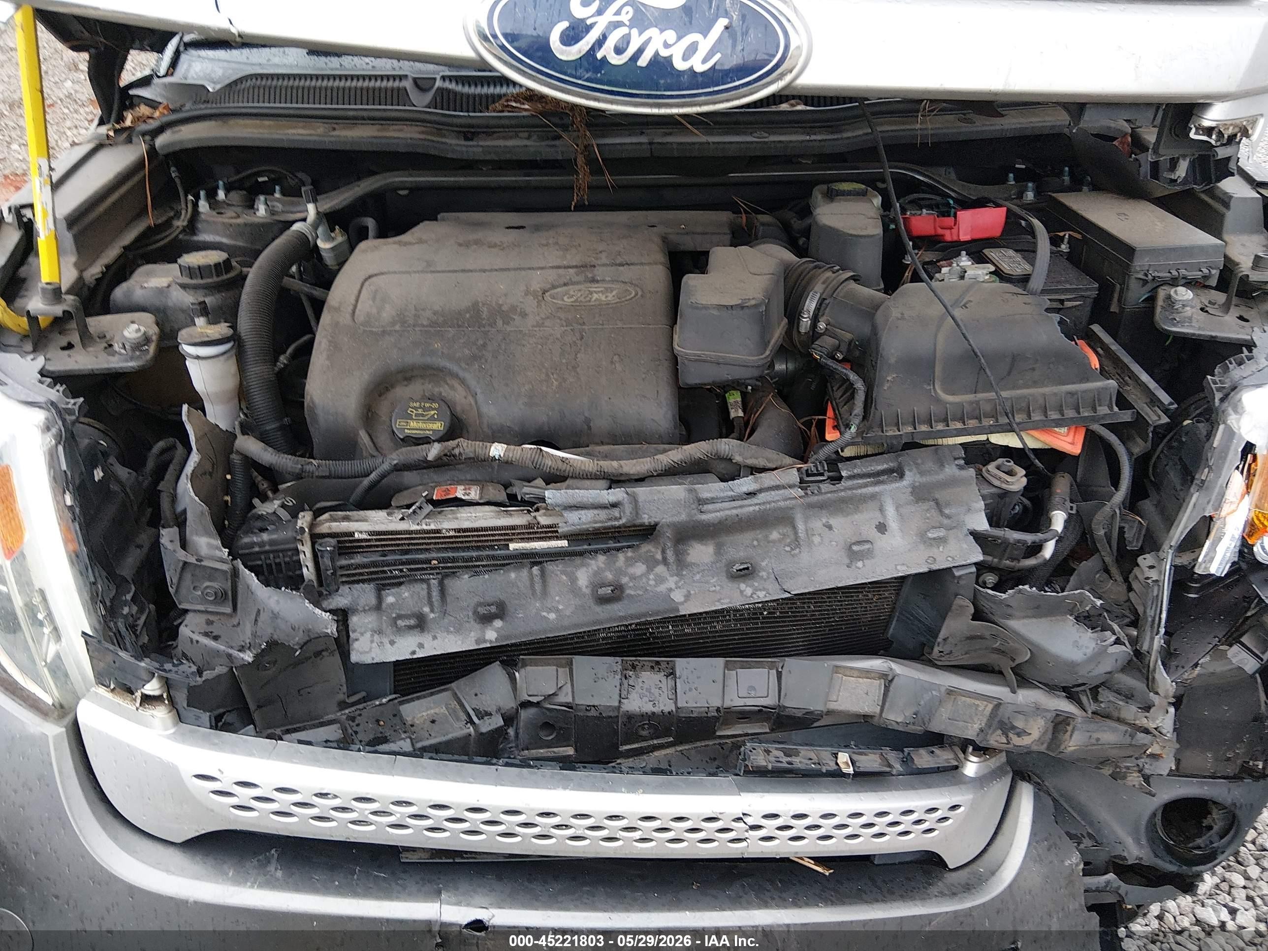 2014 Ford Explorer Xlt Gray vin: 1FM5K7D88EGA67481