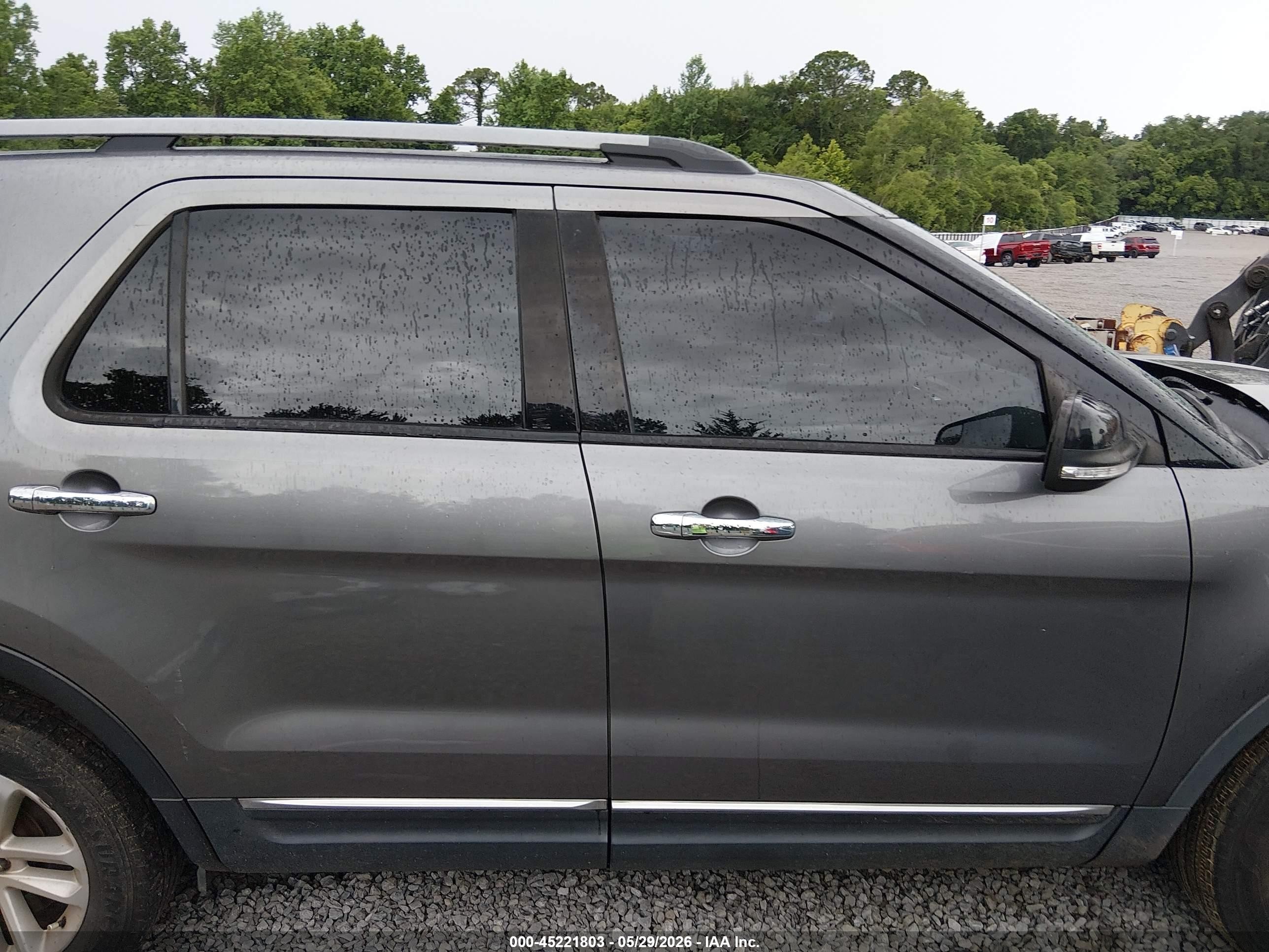 2014 Ford Explorer Xlt Gray vin: 1FM5K7D88EGA67481