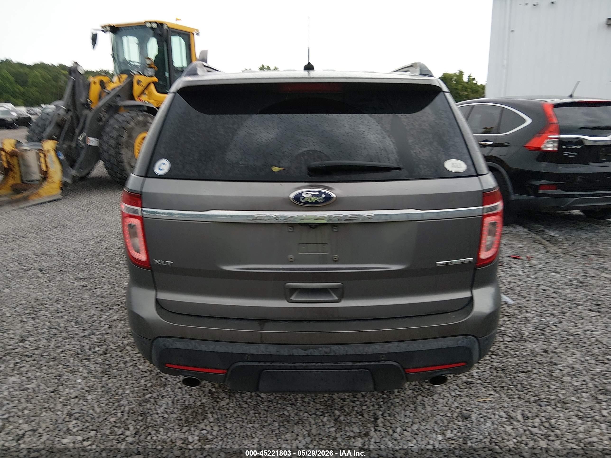 2014 Ford Explorer Xlt Gray vin: 1FM5K7D88EGA67481