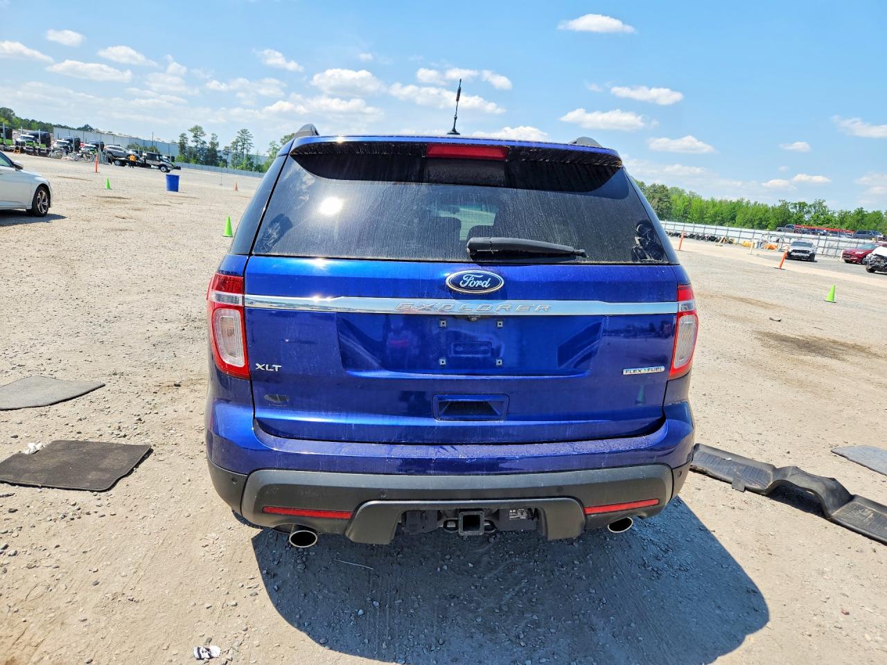 2014 Ford Explorer Xlt Blue vin: 1FM5K7D88EGB22575