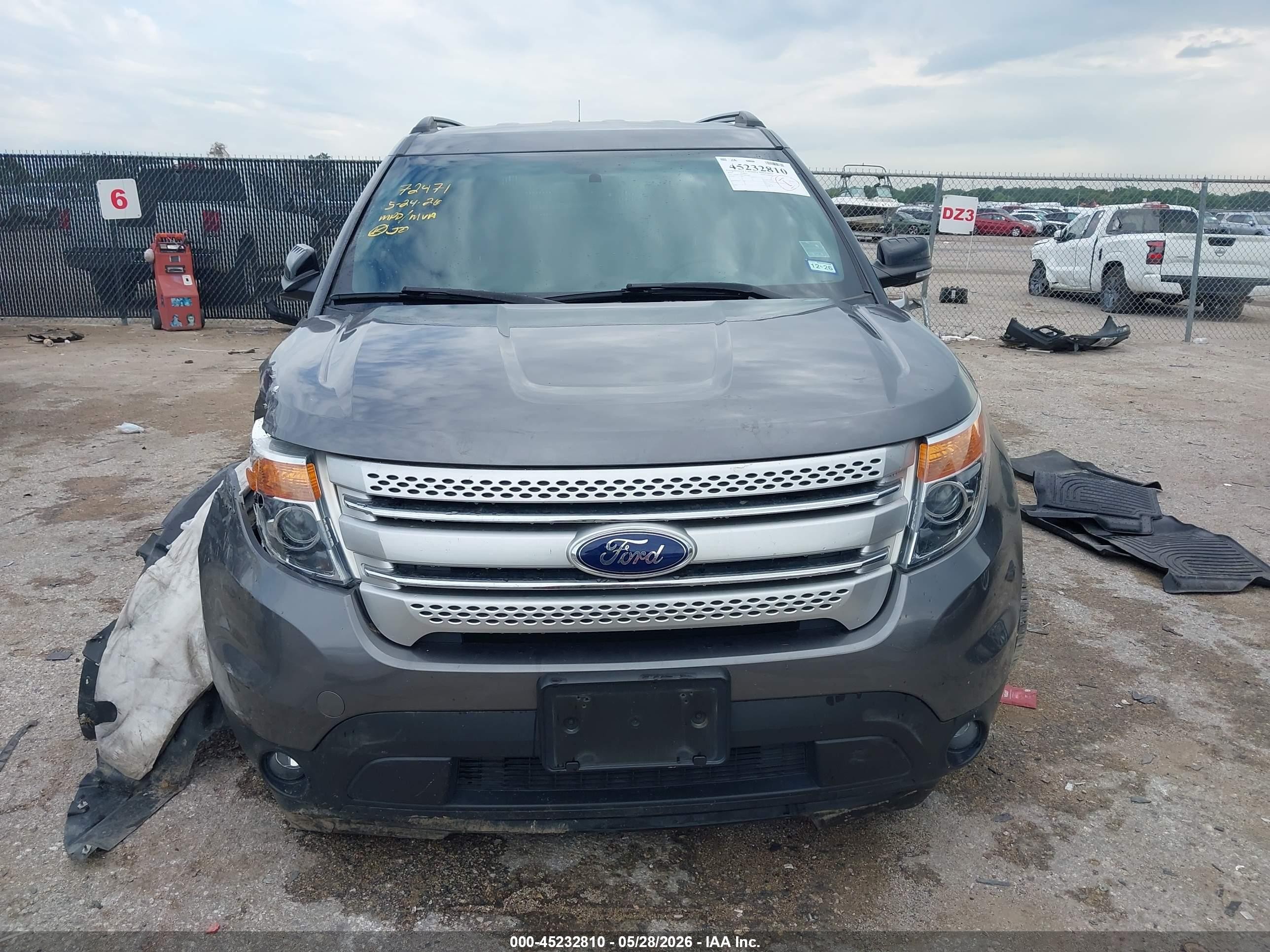 2014 Ford Explorer Xlt Серый vin: 1FM5K7D88EGB23886