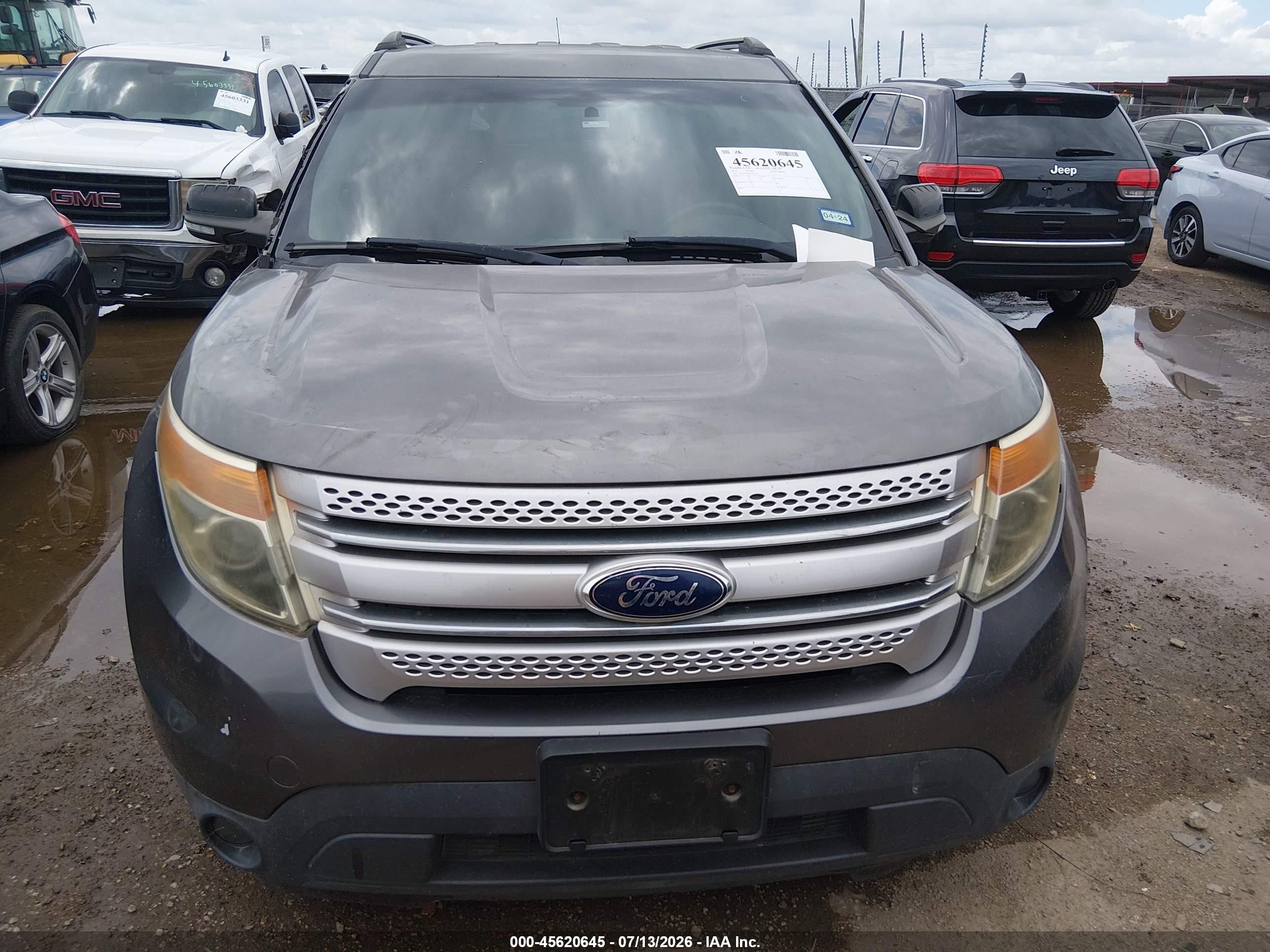 2014 Ford Explorer Xlt Gray vin: 1FM5K7D88EGB45192