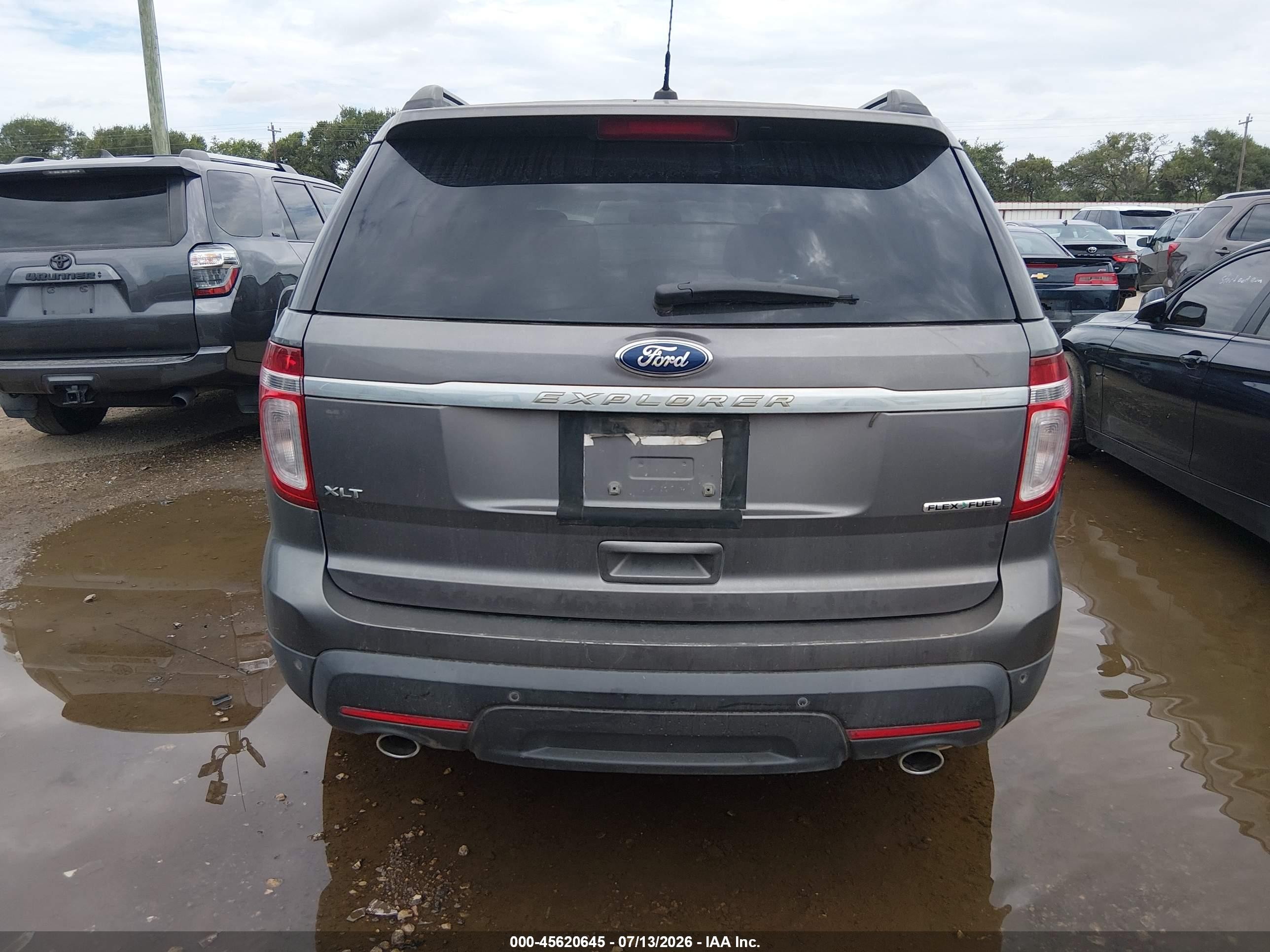 2014 Ford Explorer Xlt Gray vin: 1FM5K7D88EGB45192