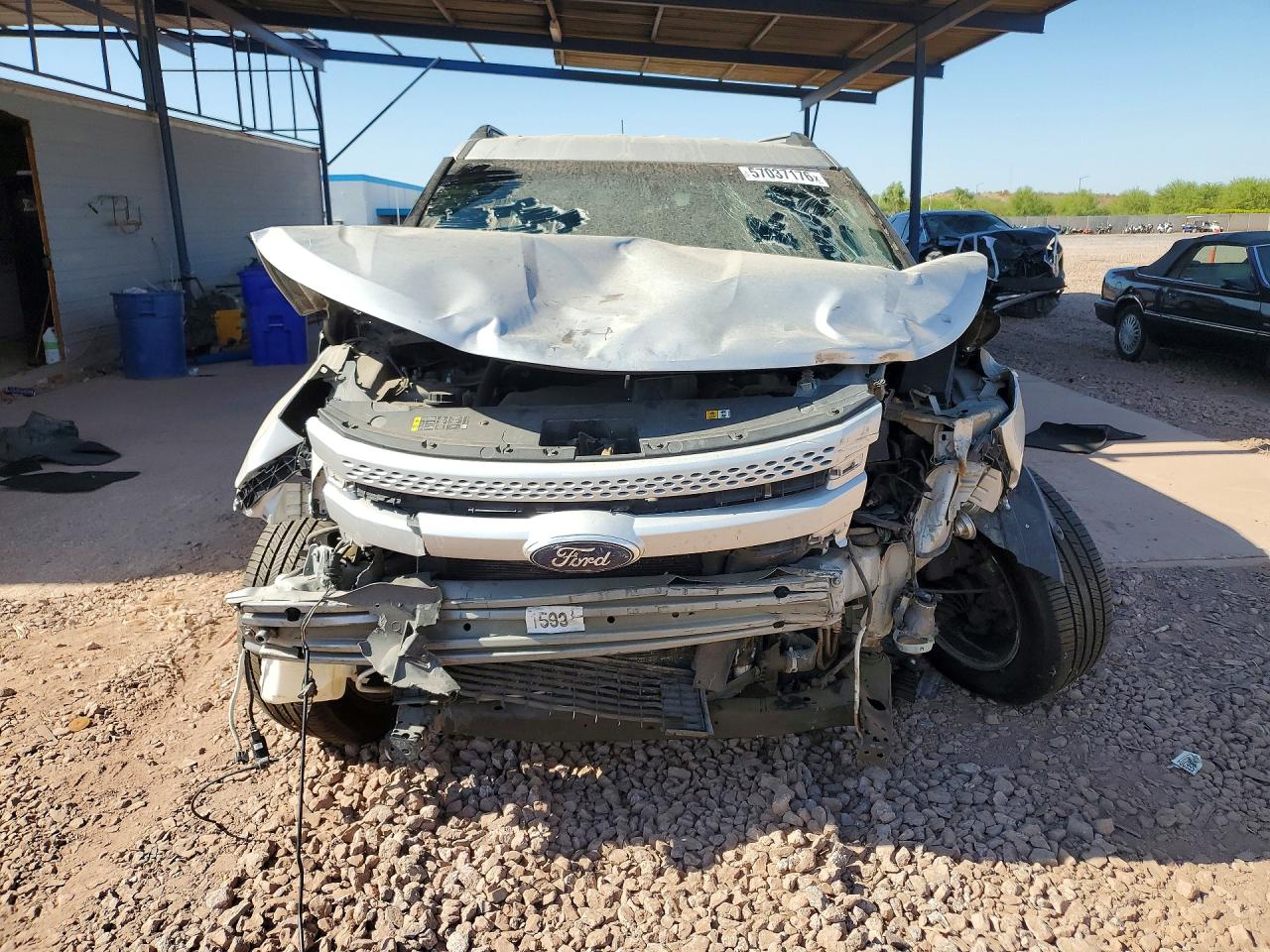 2014 Ford Explorer Xlt Silver vin: 1FM5K7D88EGC24037