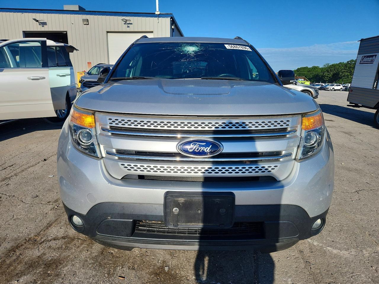 2015 Ford Explorer Xlt Silver vin: 1FM5K7D88FGA27094