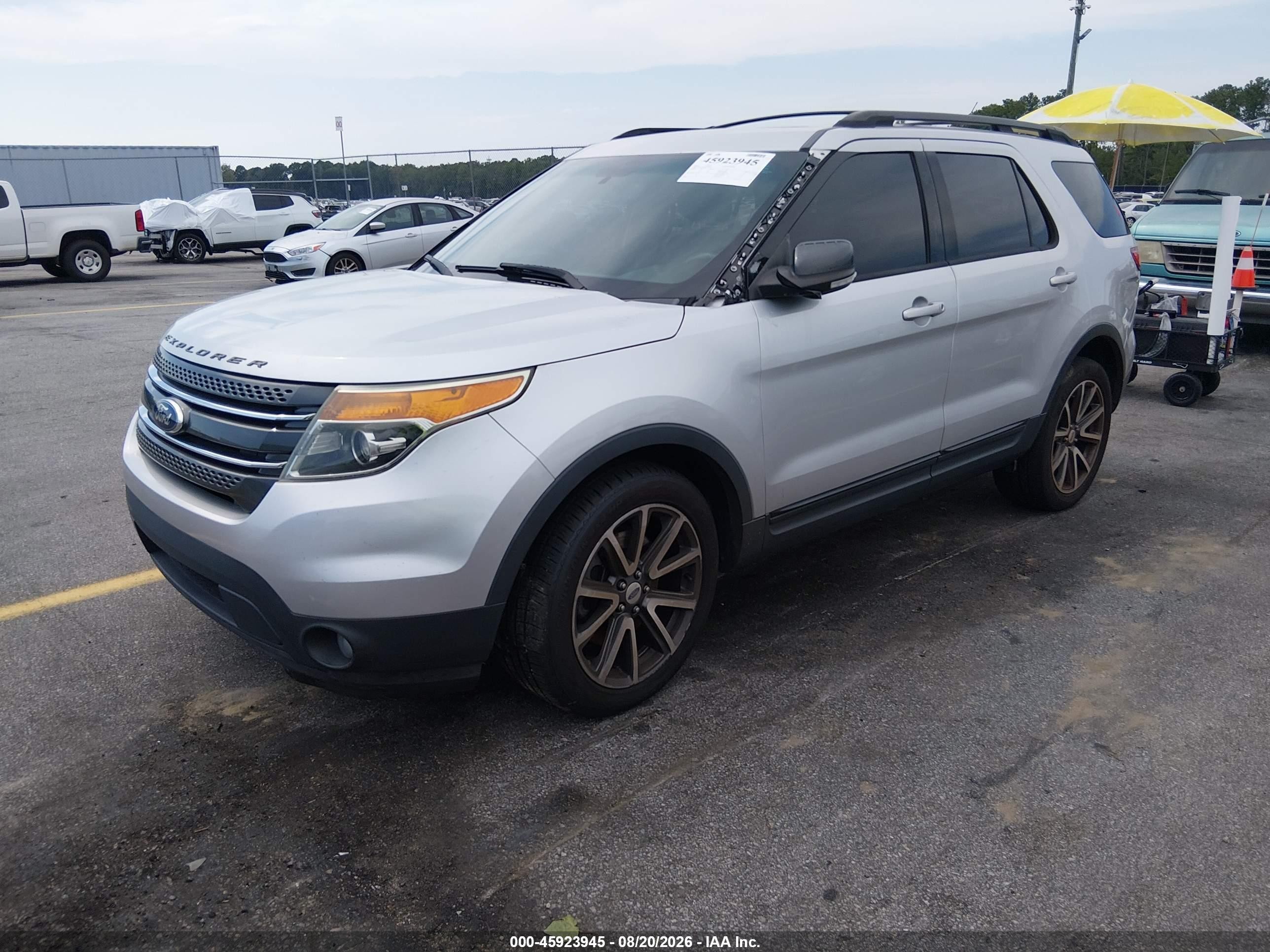 2015 Ford Explorer Xlt Silver vin: 1FM5K7D88FGA31422