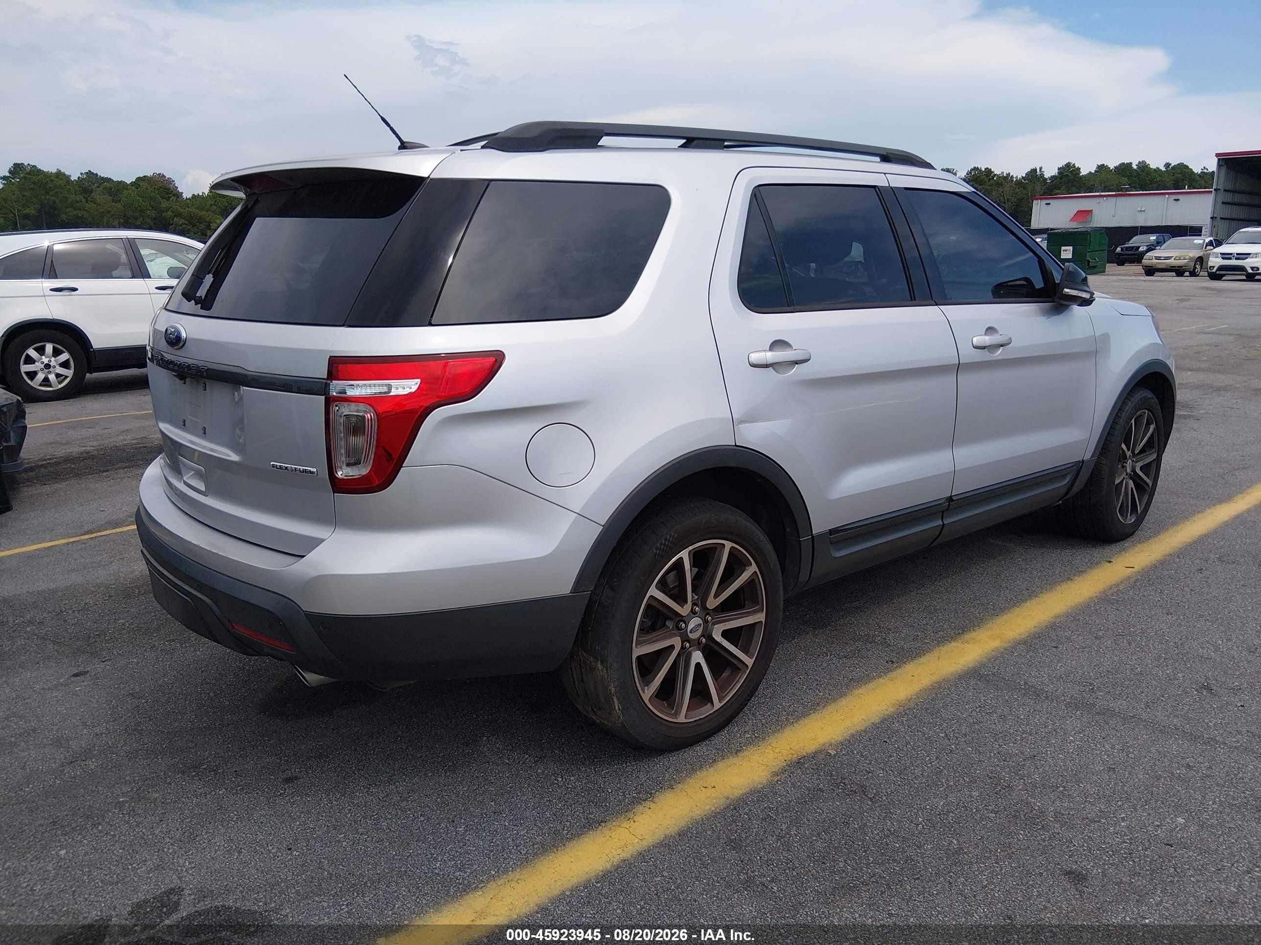 2015 Ford Explorer Xlt Silver vin: 1FM5K7D88FGA31422