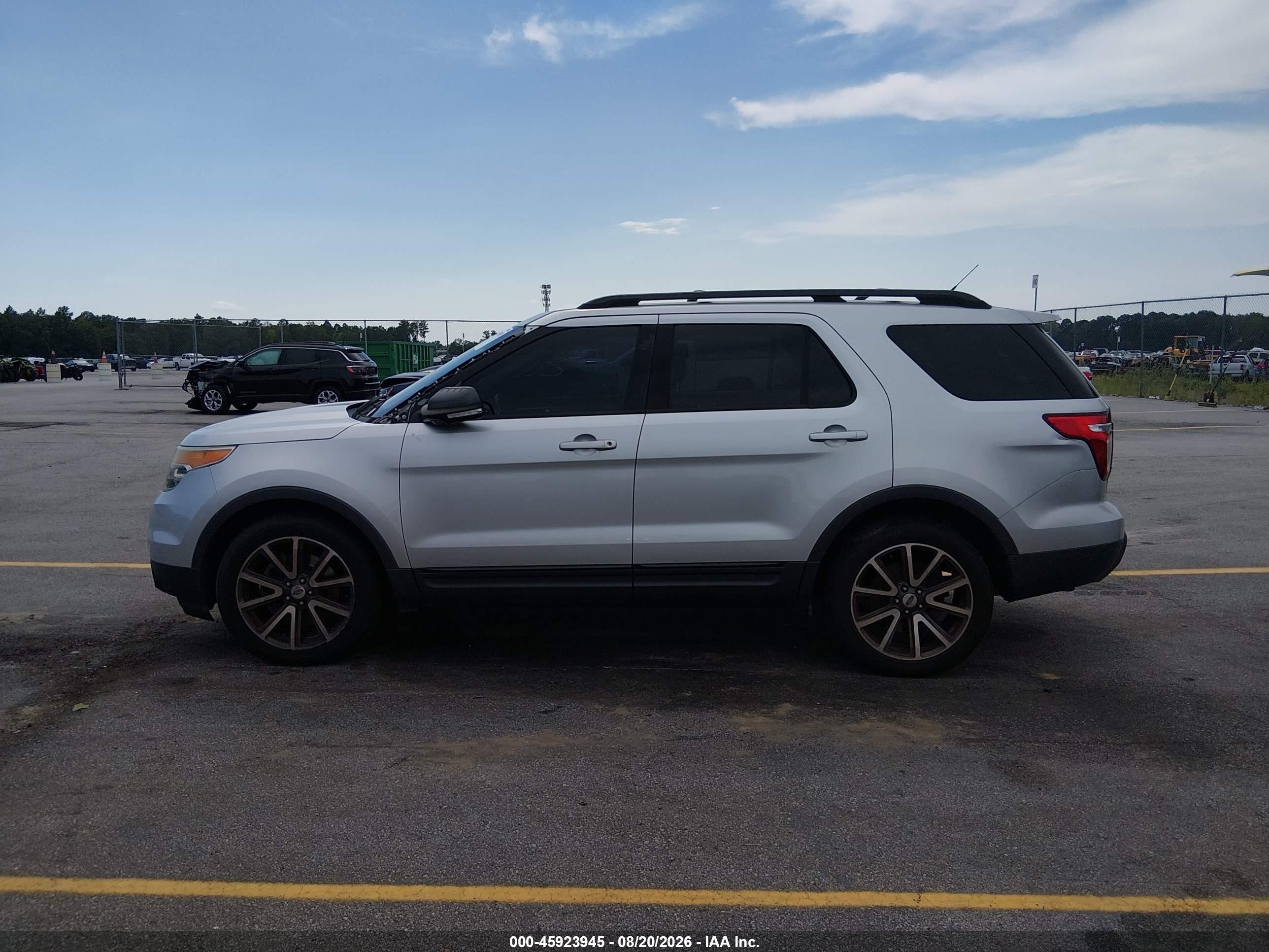 2015 Ford Explorer Xlt Silver vin: 1FM5K7D88FGA31422