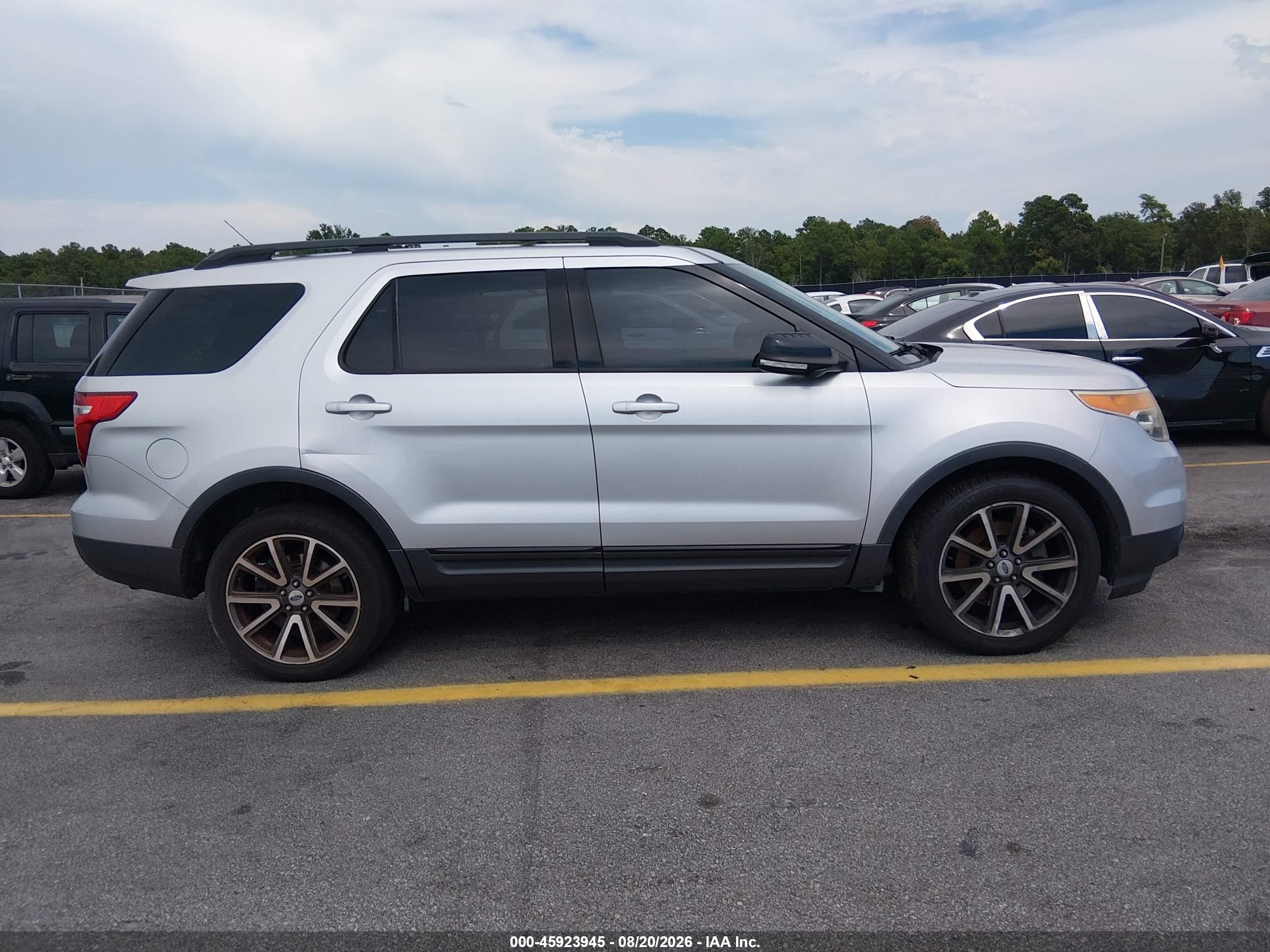 2015 Ford Explorer Xlt Silver vin: 1FM5K7D88FGA31422