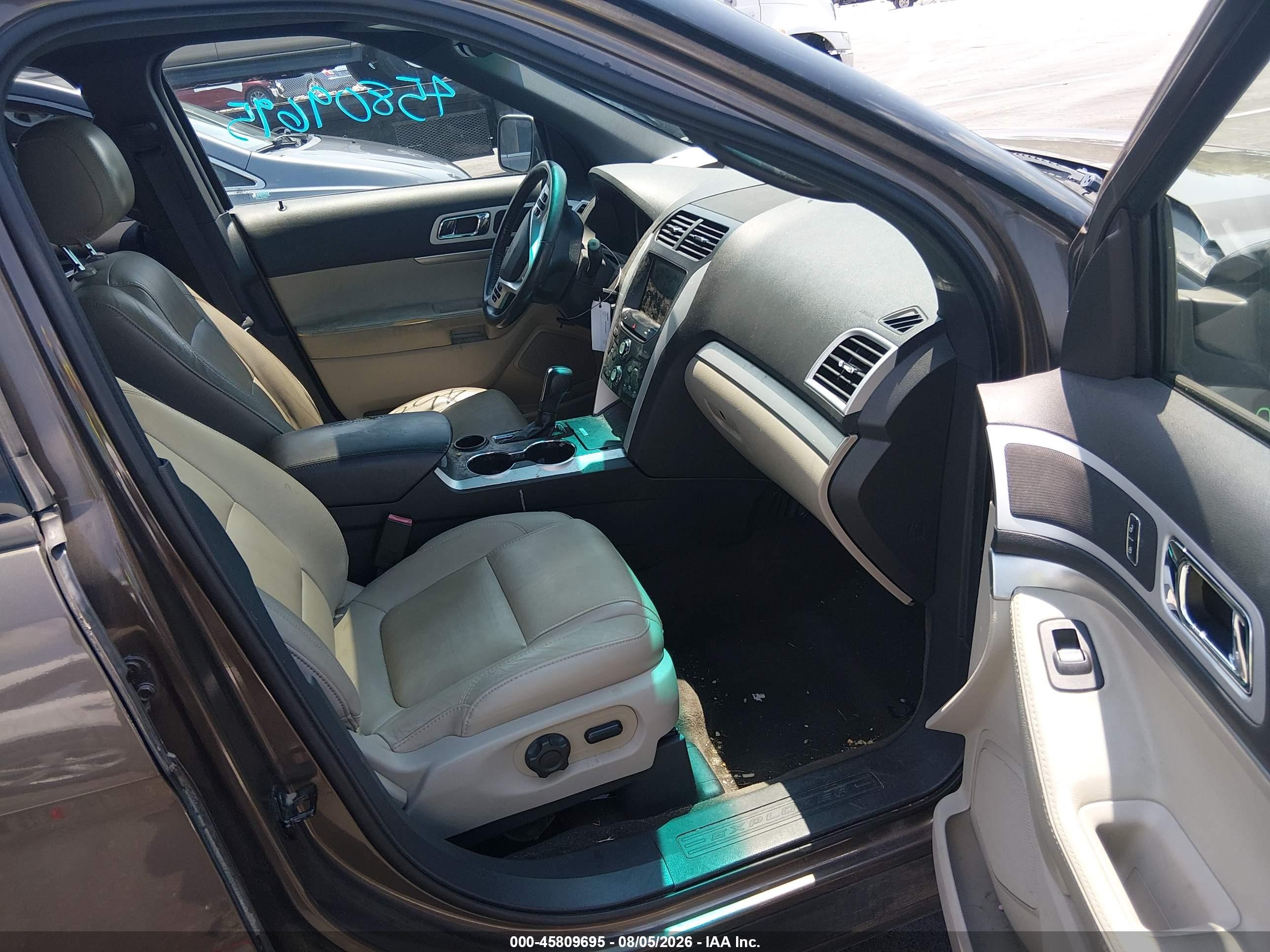 2015 Ford Explorer Xlt Brown vin: 1FM5K7D88FGA75145