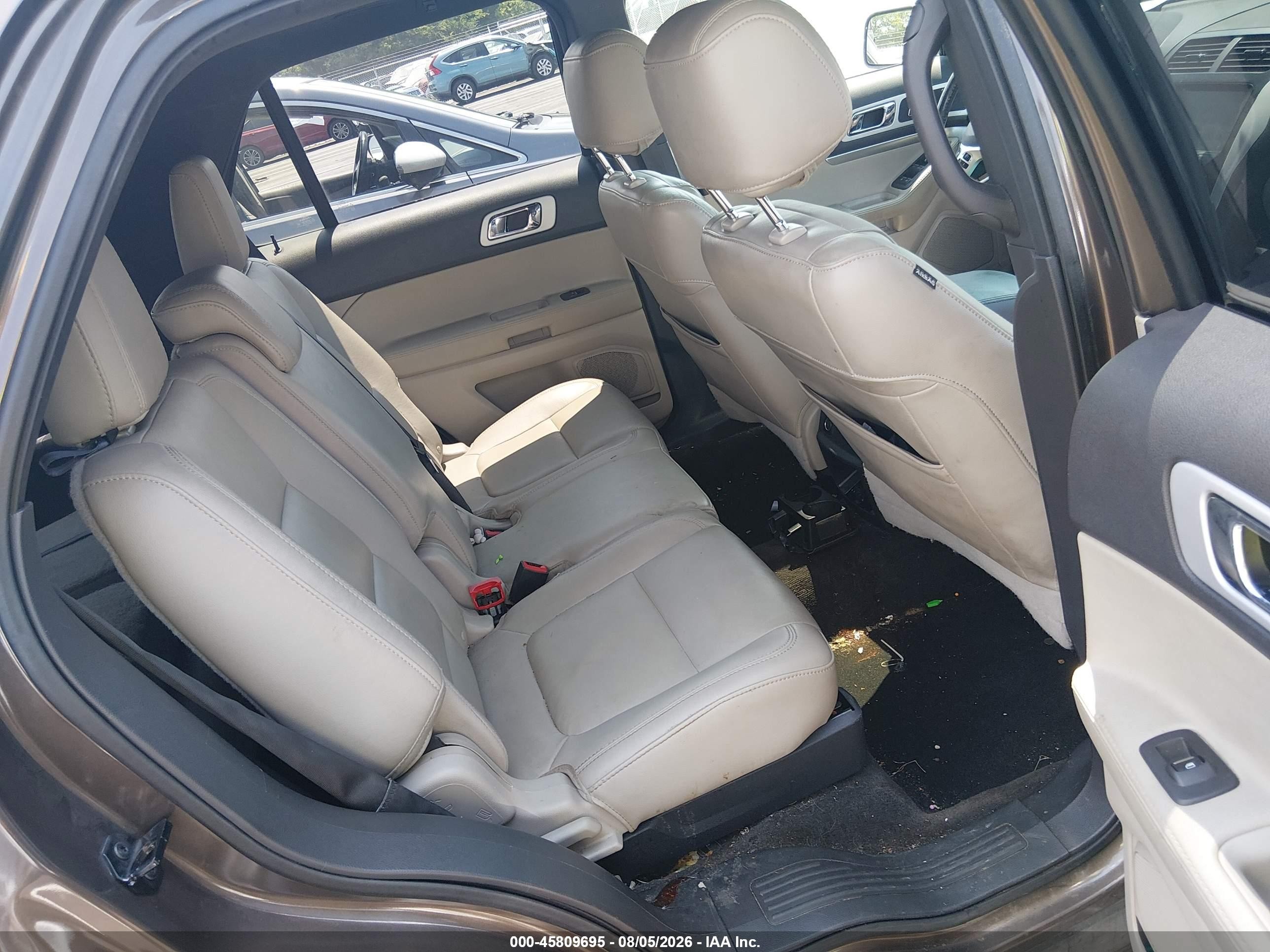 2015 Ford Explorer Xlt Brown vin: 1FM5K7D88FGA75145