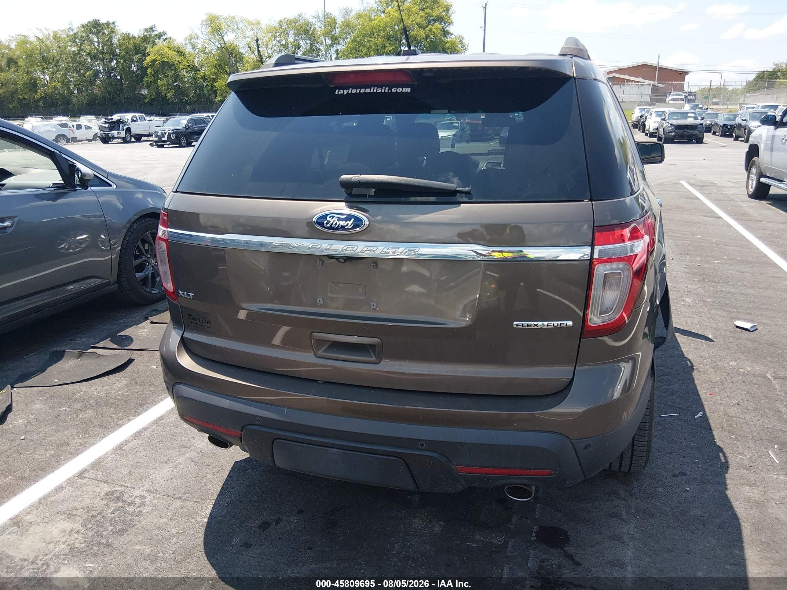 2015 Ford Explorer Xlt Brown vin: 1FM5K7D88FGA75145
