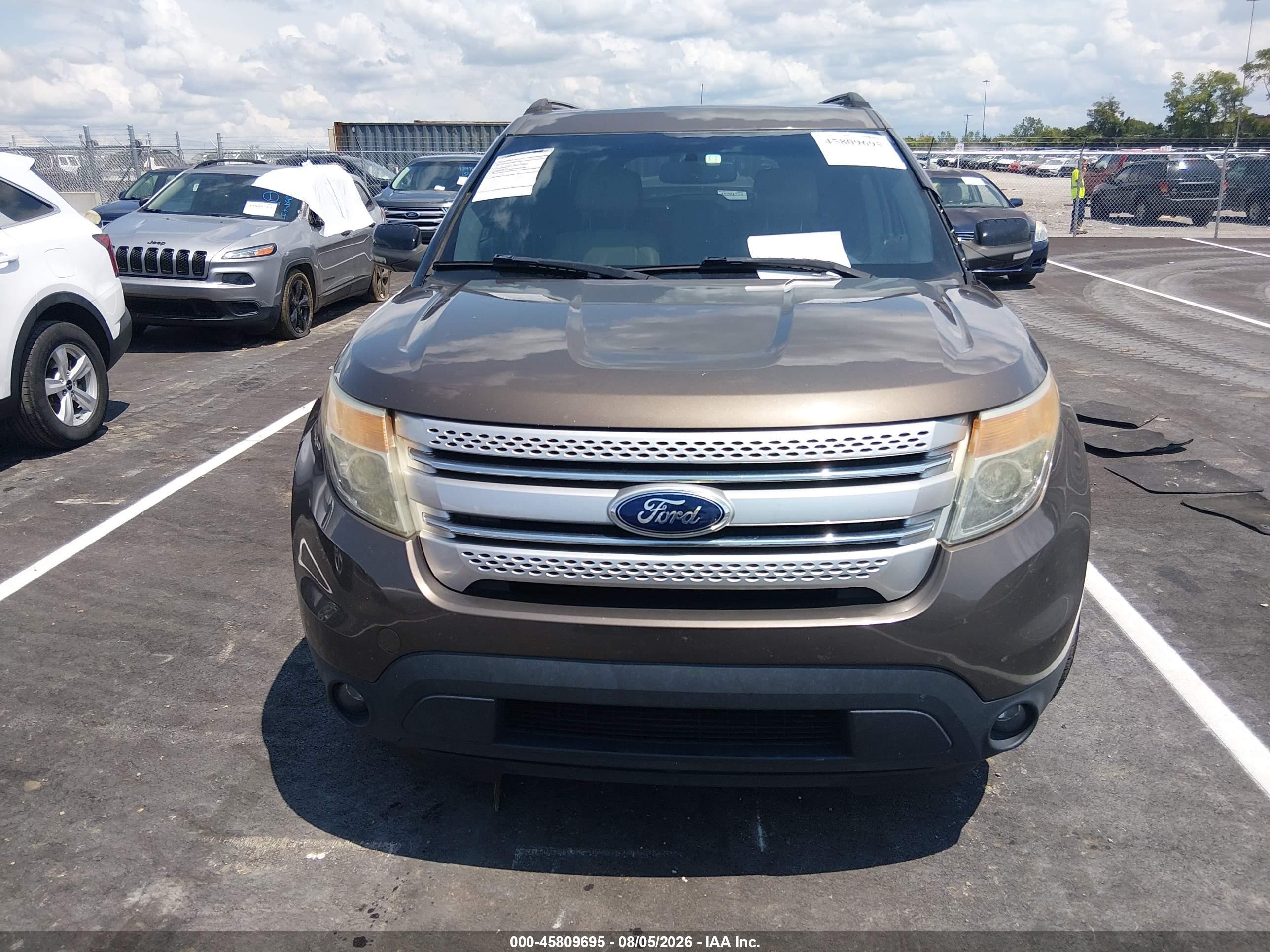 2015 Ford Explorer Xlt Brown vin: 1FM5K7D88FGA75145