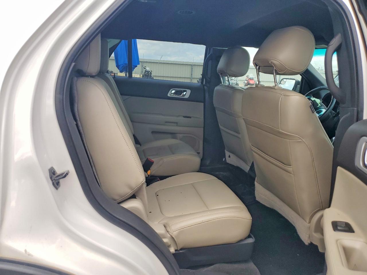 2015 Ford Explorer Xlt White vin: 1FM5K7D88FGA83018