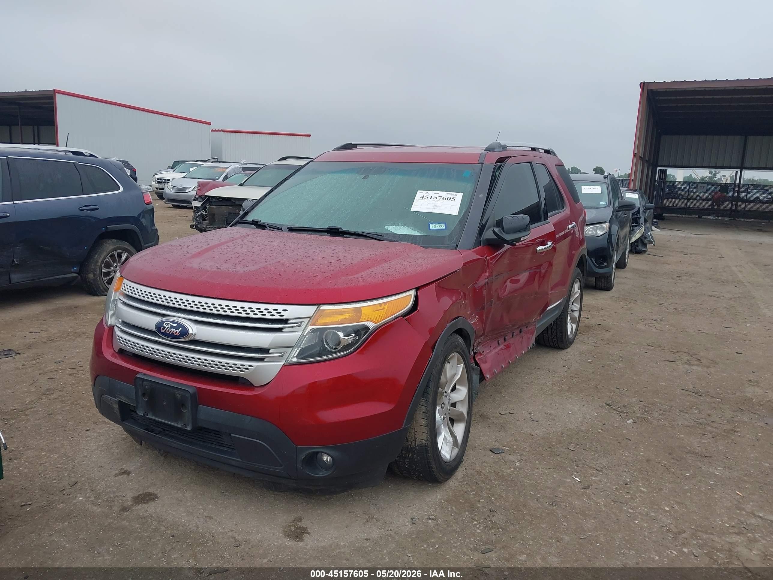 2015 Ford Explorer Xlt Красный vin: 1FM5K7D88FGC62160