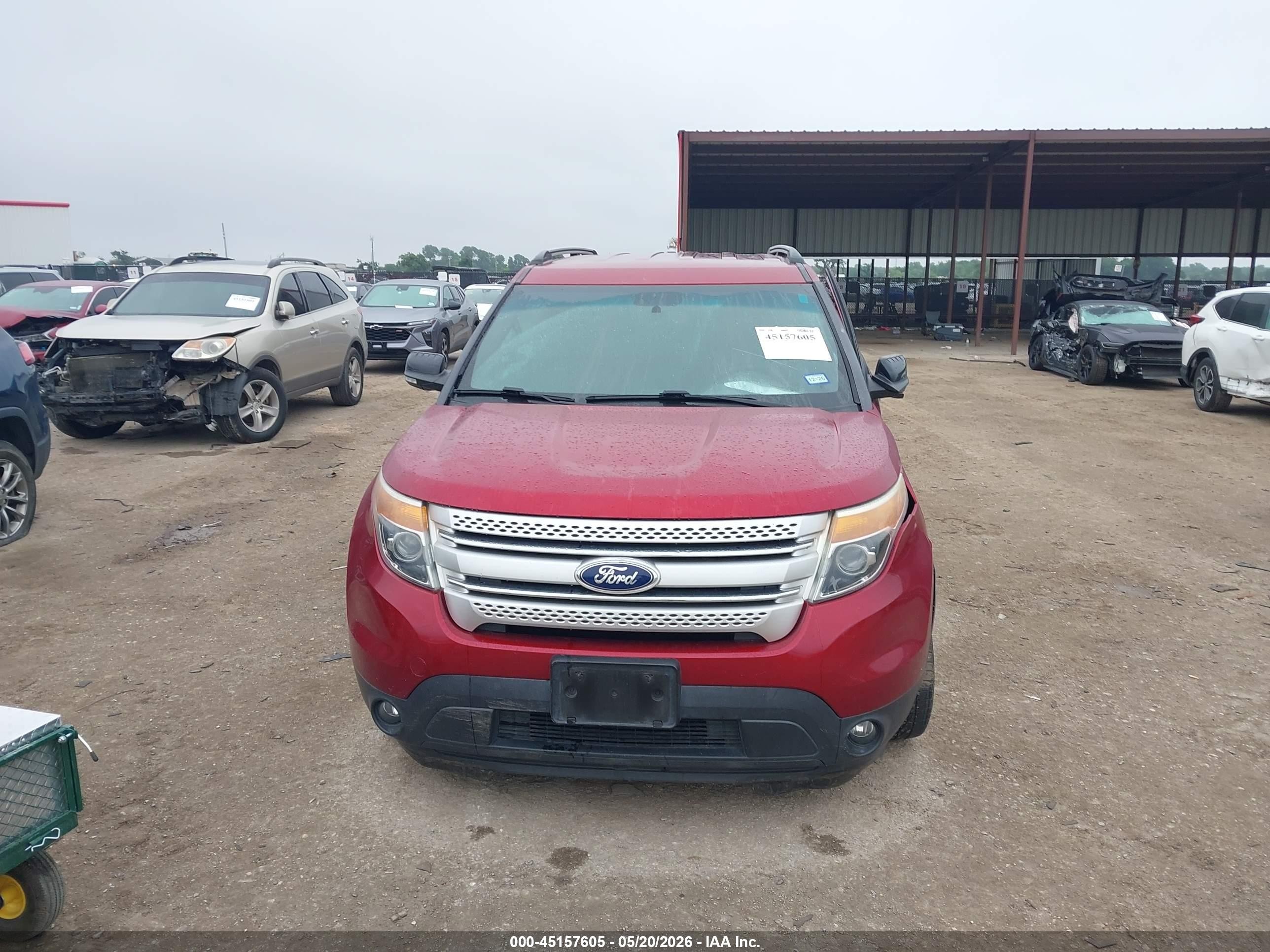 2015 Ford Explorer Xlt Красный vin: 1FM5K7D88FGC62160