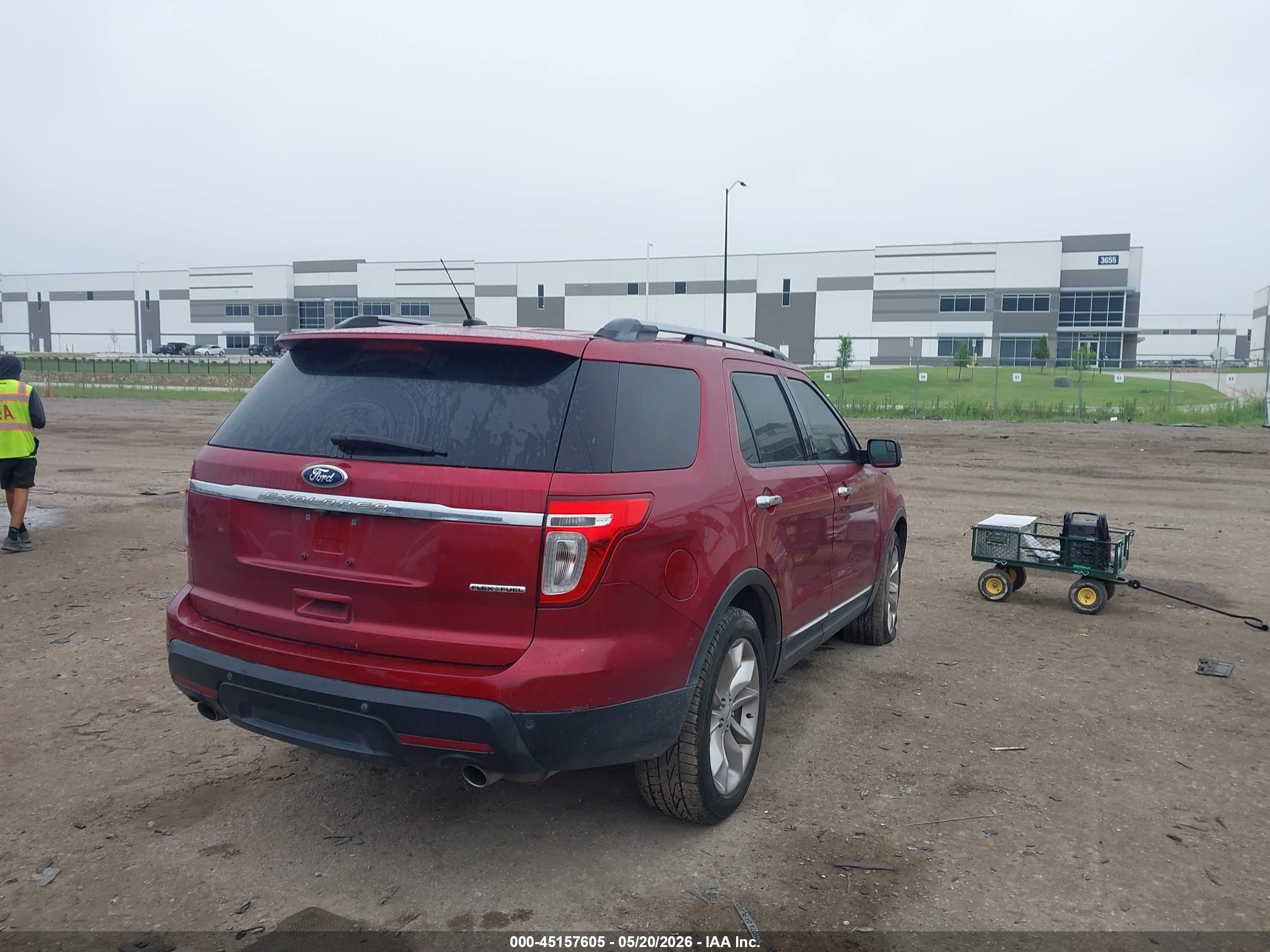 2015 Ford Explorer Xlt Красный vin: 1FM5K7D88FGC62160