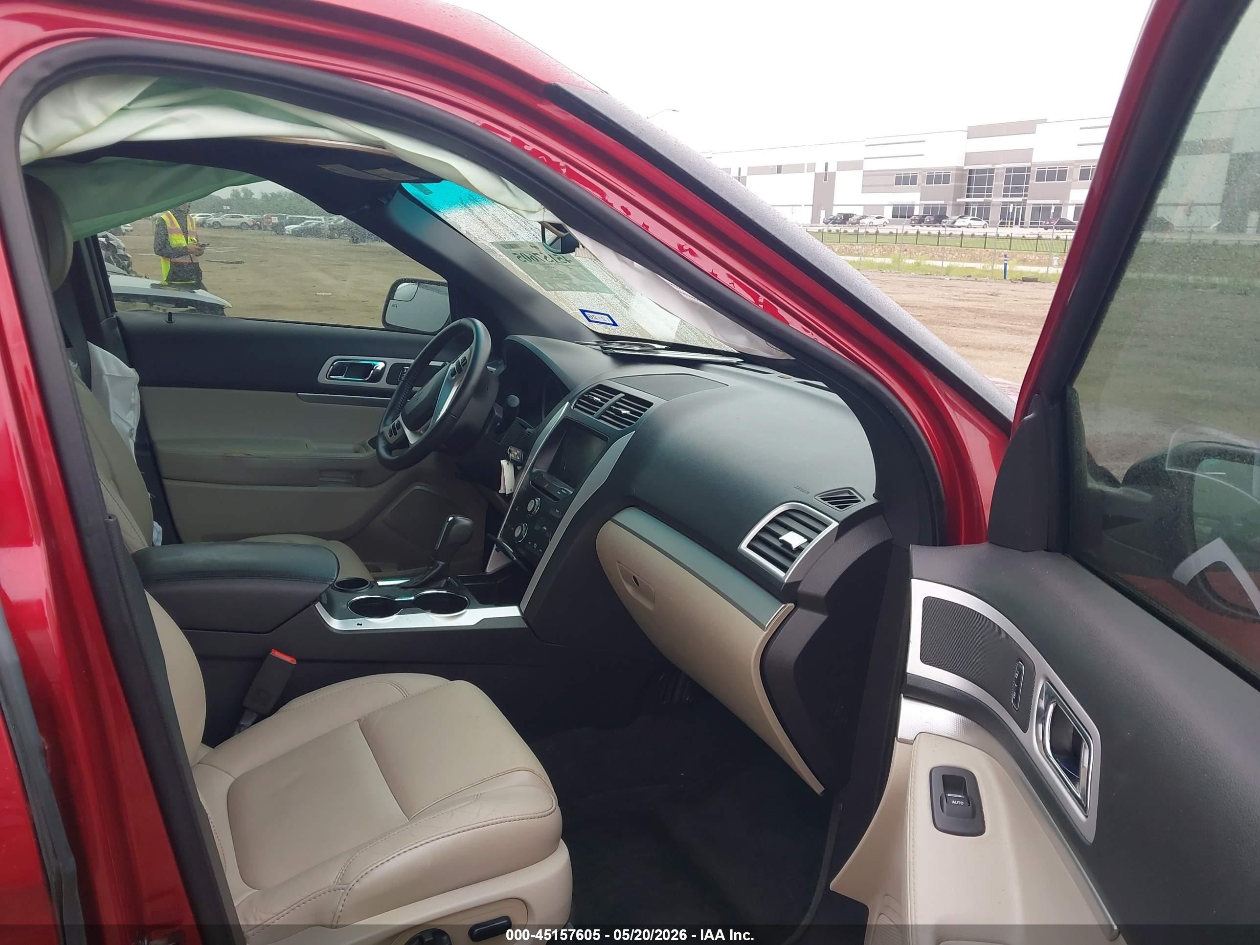 2015 Ford Explorer Xlt Красный vin: 1FM5K7D88FGC62160
