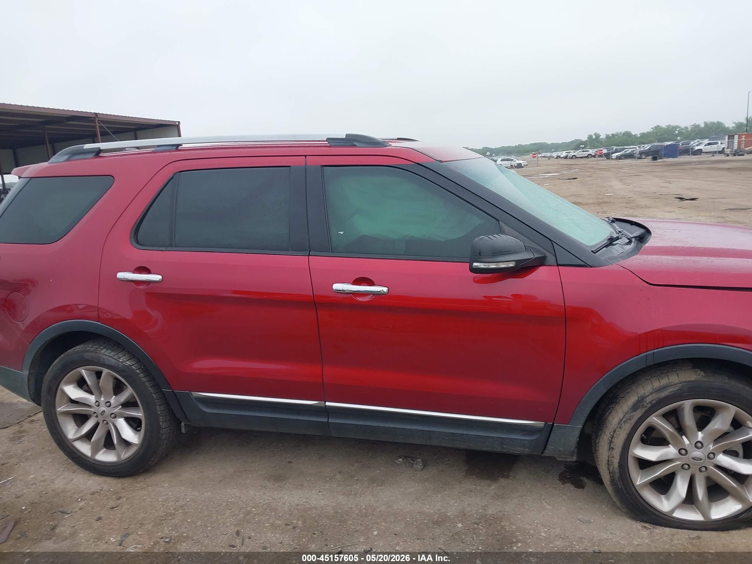 2015 Ford Explorer Xlt Красный vin: 1FM5K7D88FGC62160