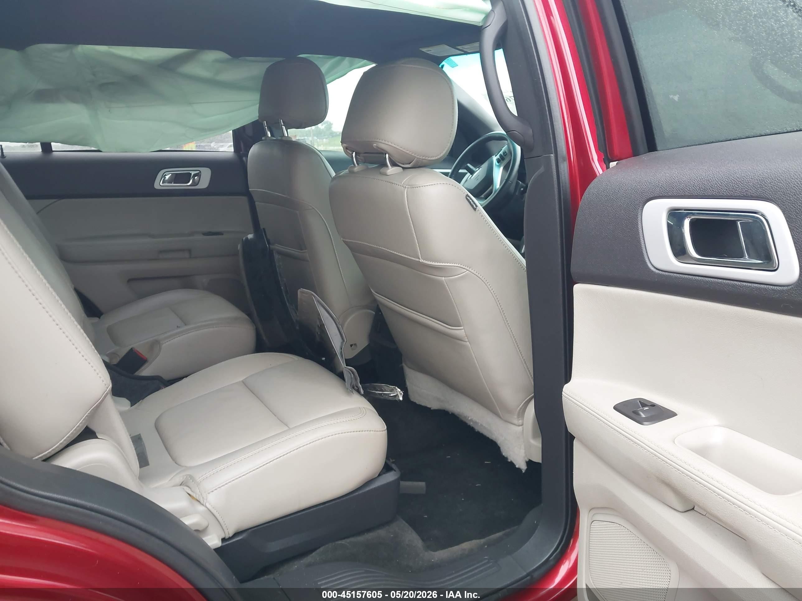 2015 Ford Explorer Xlt Красный vin: 1FM5K7D88FGC62160